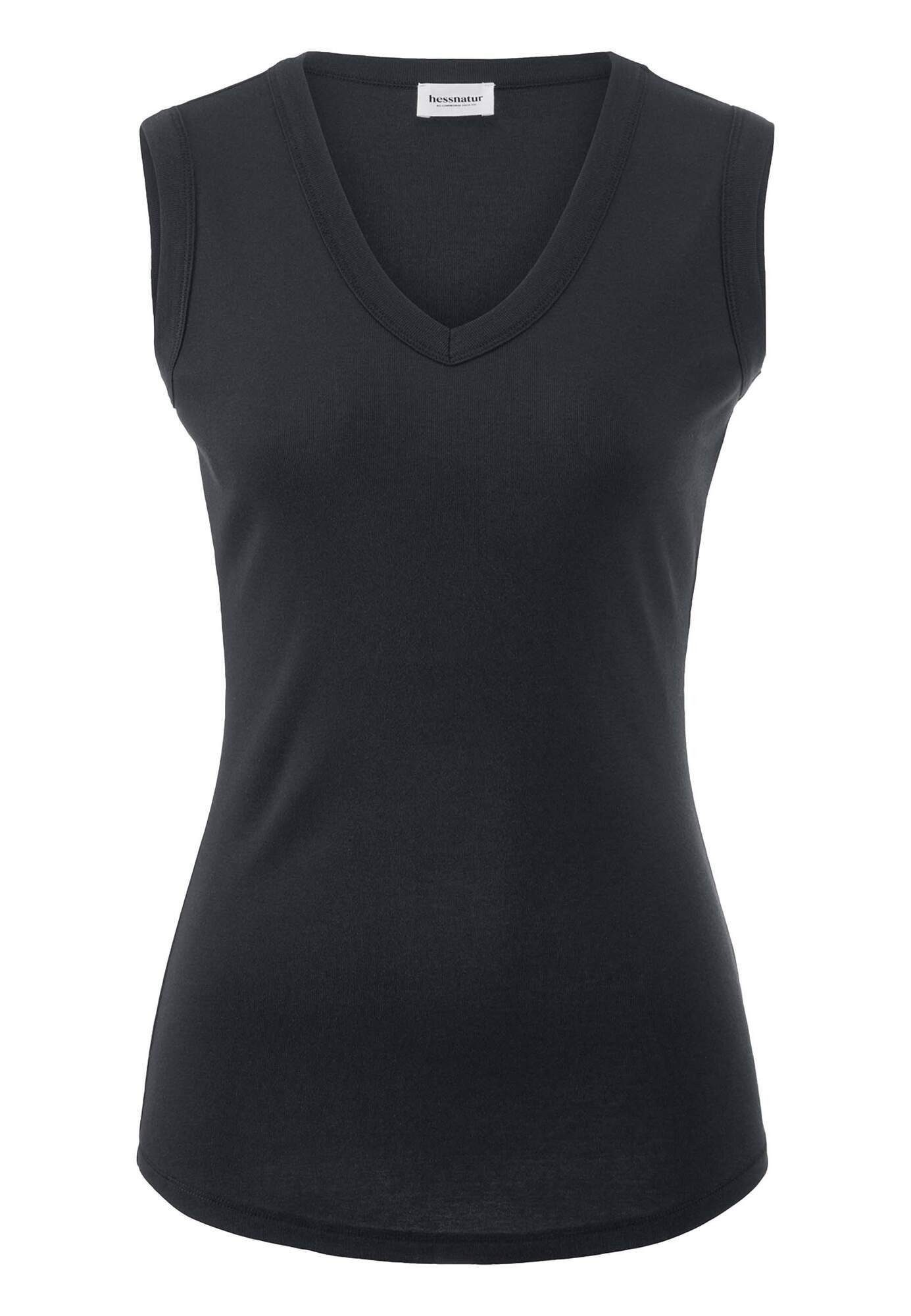 Hessnatur Shirttop Fitted aus Bio-Baumwolle und TENCEL™ Modal (1-tlg)