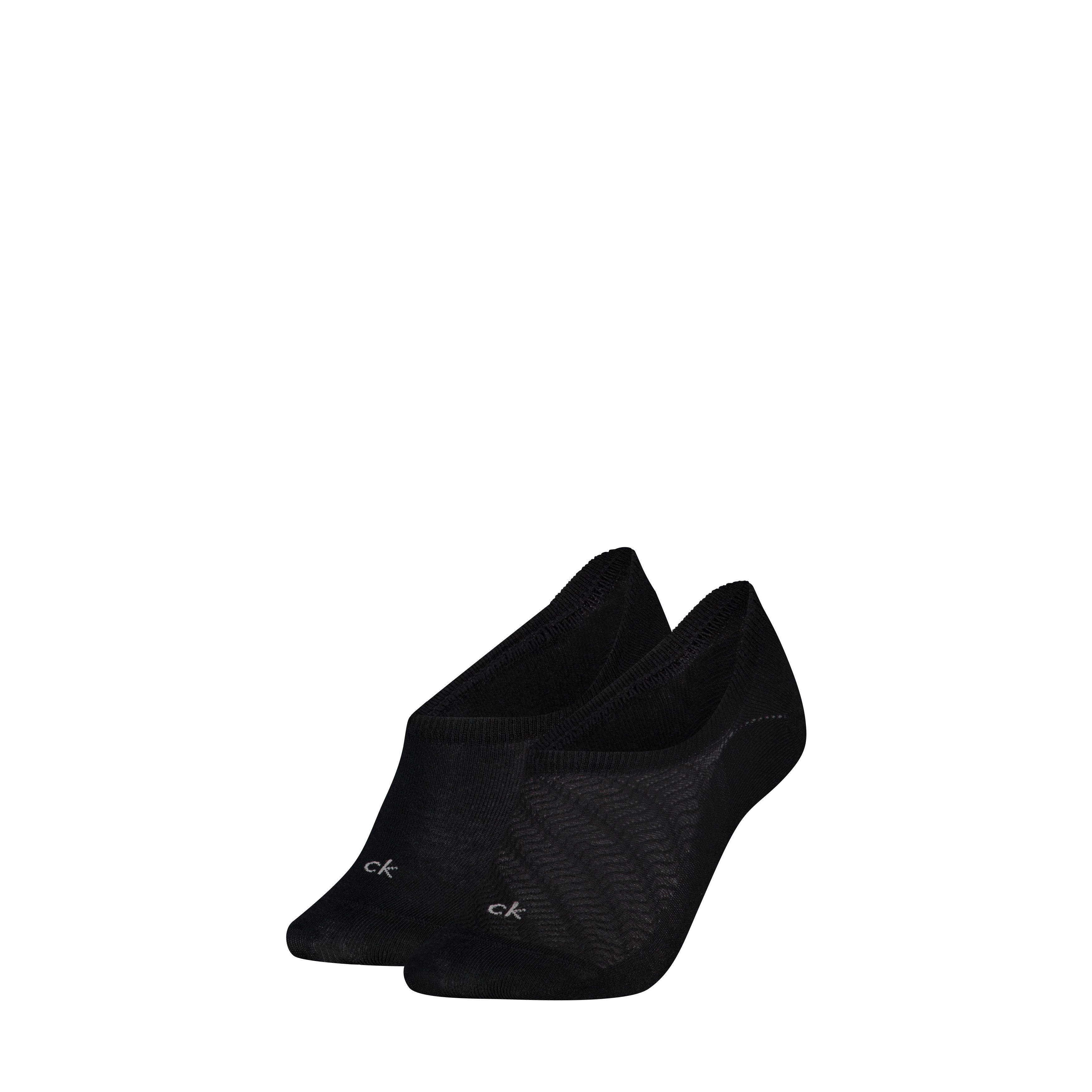 Calvin Klein Füßlinge CK WOMEN FOOTIE HC STRUCTURE (2 Paar) weich, elastisch