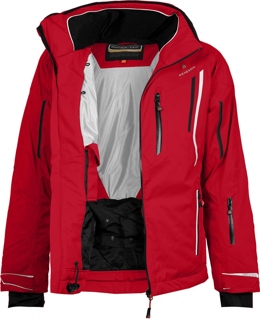 Bergson Skijacke RILEY Herren Skijacke, warm wattiert, wasserdicht (20000 mm), Normalgrößen