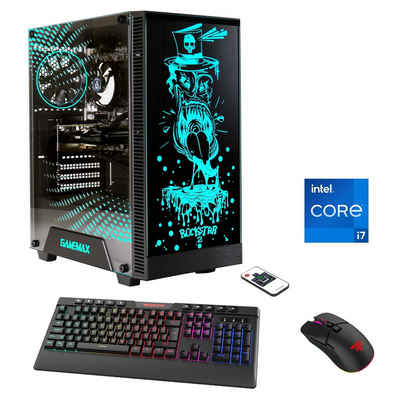 Hyrican Rockstar 7148 Gaming-PC (Intel® Core i7 13700F, RTX 4060Ti, 16 GB RAM, 1000 GB SSD, Luftkühlung, DDR5, Windows 11)