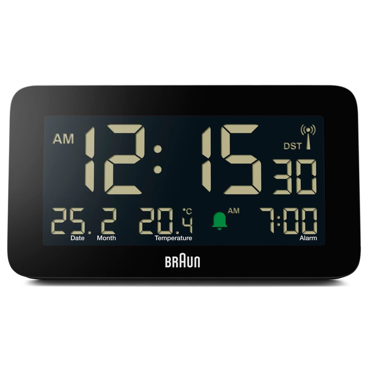Braun Wecker BC10 DCF-B Funkwecker schwarz günstig online kaufen
