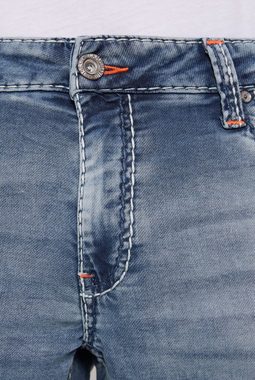 CAMP DAVID Comfort-fit-Jeans mit zwei Leibhöhen