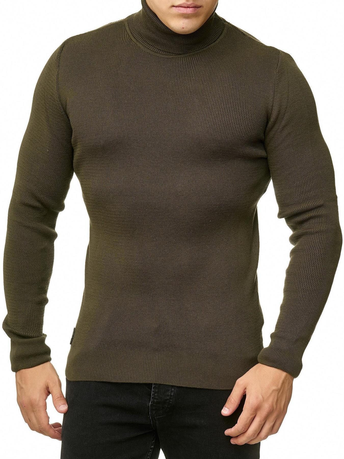 Strickpullover Red Bridge Herren Strickpullover Rollkragen- Pullover Soft Basic