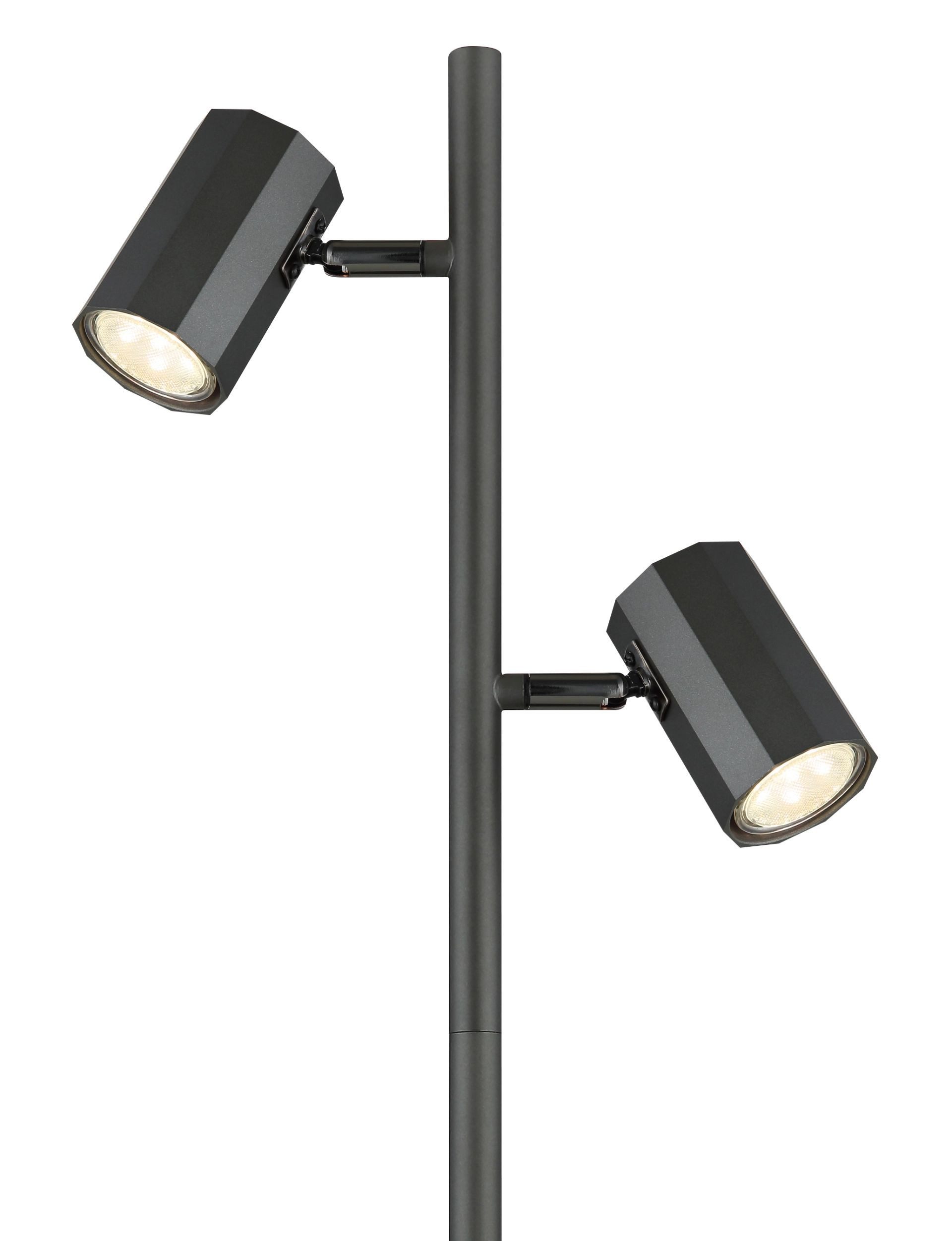 GLOBO LIGHTING Stehlampe JAMES, ohne Leuchtmittel, Stehleuchte, GU10 Fassung, Wohnzimmer, Flur