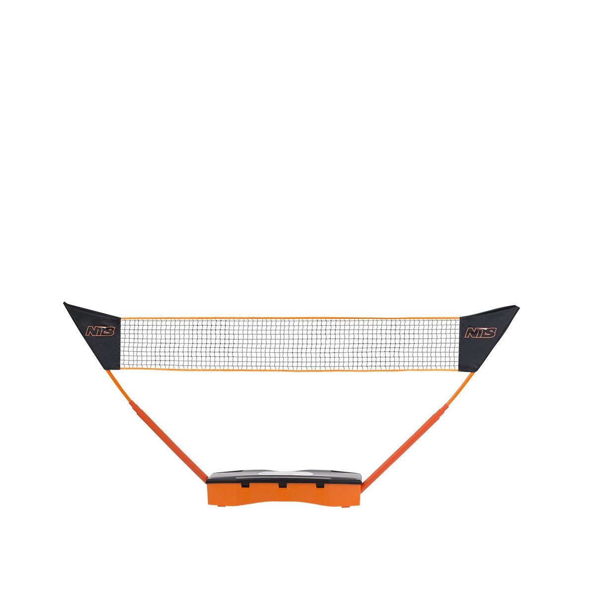 Nils Badmintonnetz Netzset Netzsystem – Badminton-, Tennis- & Volleyballnetz in einem (3-St)