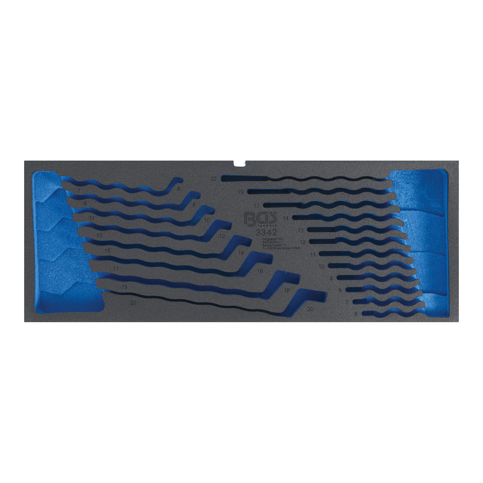 BGS technic Schaumstoffeinlage BGS Schaumeinlage für Art. 3312 leer für Art. 3342