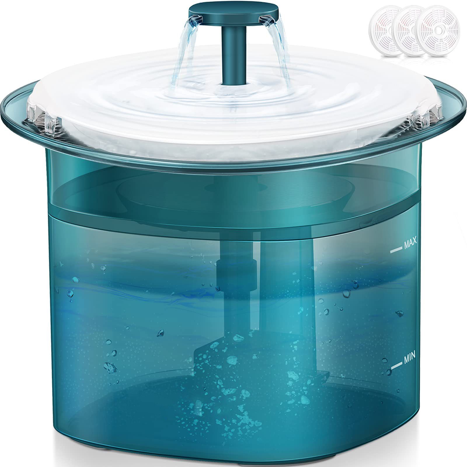 Maity Trinkbrunnen 2L Katzenbrunnen mit LED-Licht, günstig online kaufen