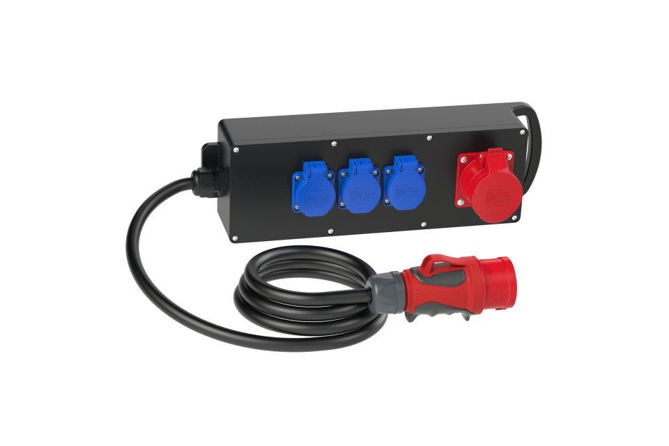 UNITEC CEE-Stecker Unitec Stromstation Steyregg mit 3x Steckdose & 1x
