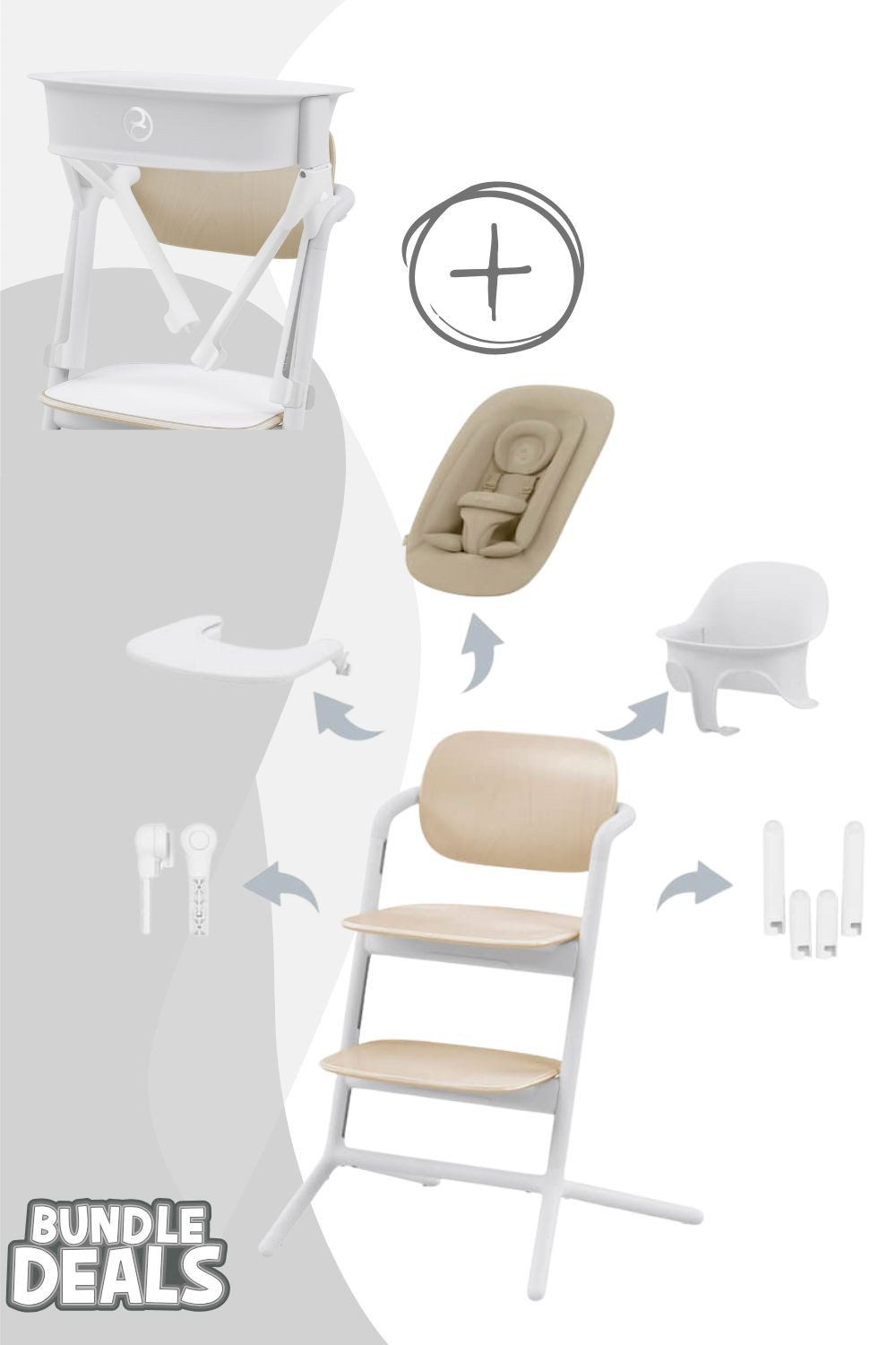 Cybex Hochstuhl Cybex Lemo 5in1 Set Kinderhochstuhl inkl. LemoTower