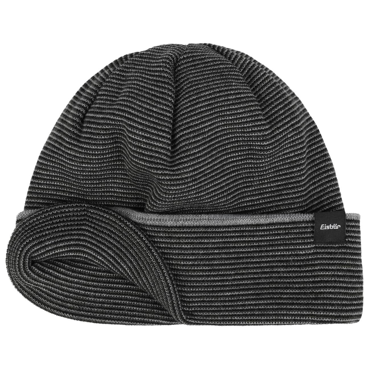 Eisbär Beanie (1-St) Strickmütze mit Umschlag, Made in the EU
