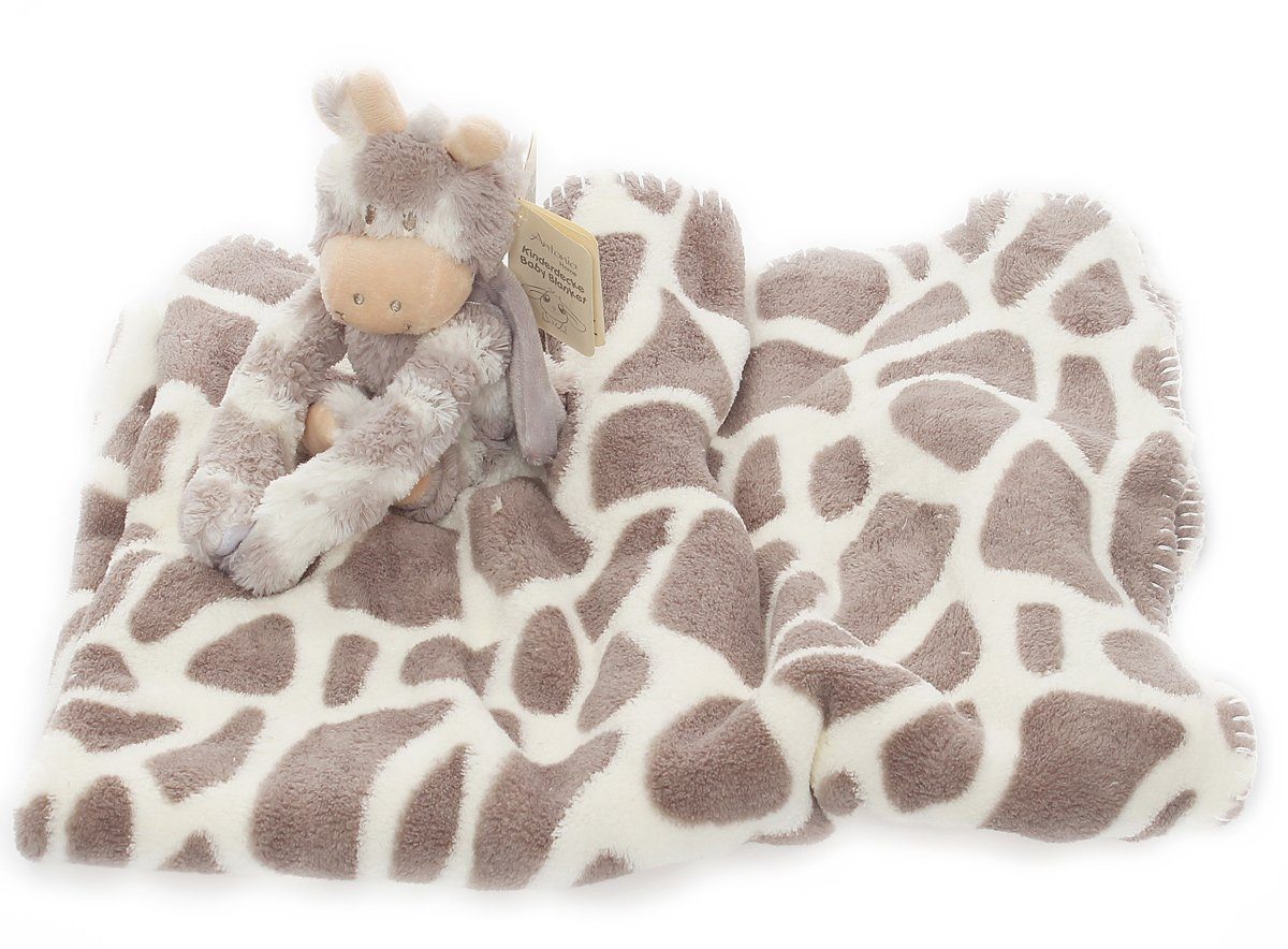 Babydecke Baby Kuscheldecke CL 0033 Grau - Flecke, CLEO STYLE, Kuscheldecke günstig online kaufen