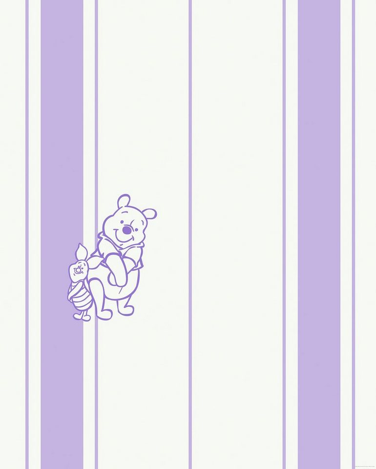 Komar Vliestapete Winnie the Pooh Gentle, (1 St), 200x250 cm (Breite x  Höhe), Kinderzimmer