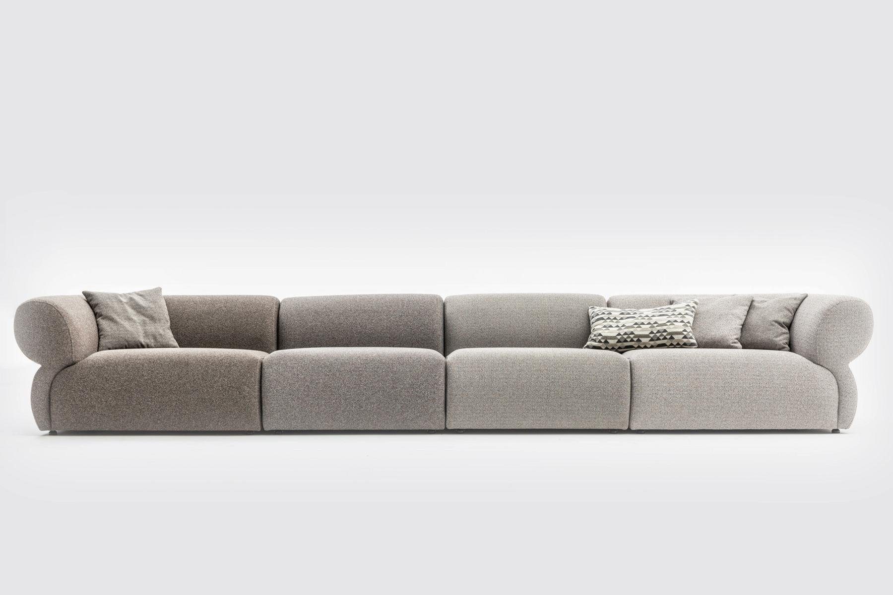 JVmoebel Big-Sofa Italienische Möbel Big Sofa 6 Sitzer Italienische xxl Sofas Textil, Made in Europe
