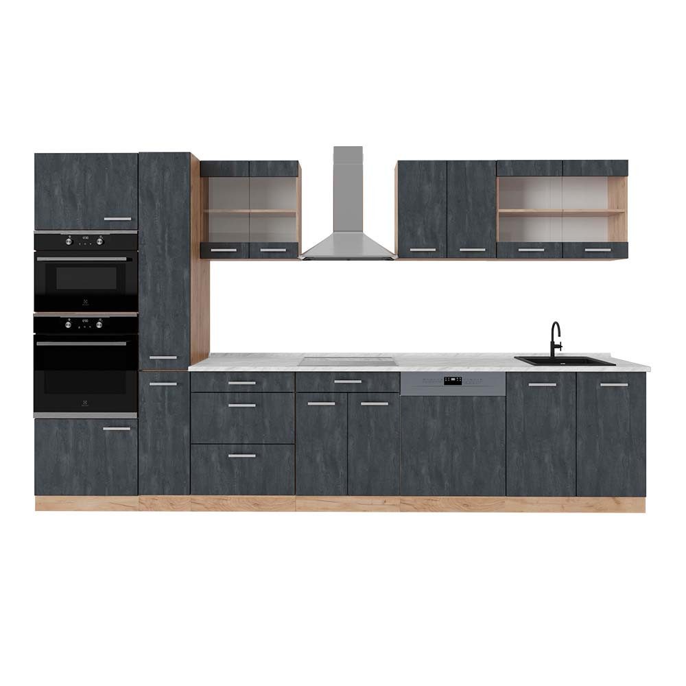 Vicco Unterschrank R-Line, Anthrazit Hochglanz/Weiß, 40 günstig online kaufen