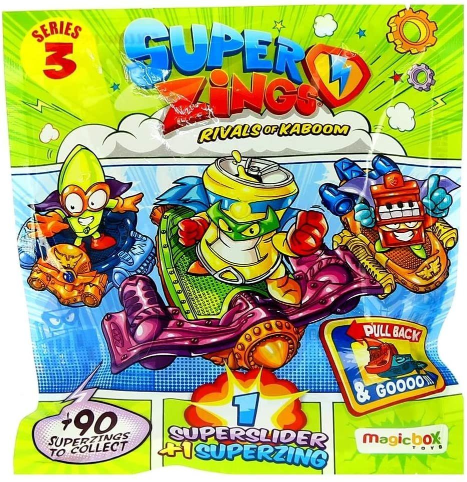 Superzings Actionfigur 22180029 - Serie 3 - Supersliders (1 Stück)