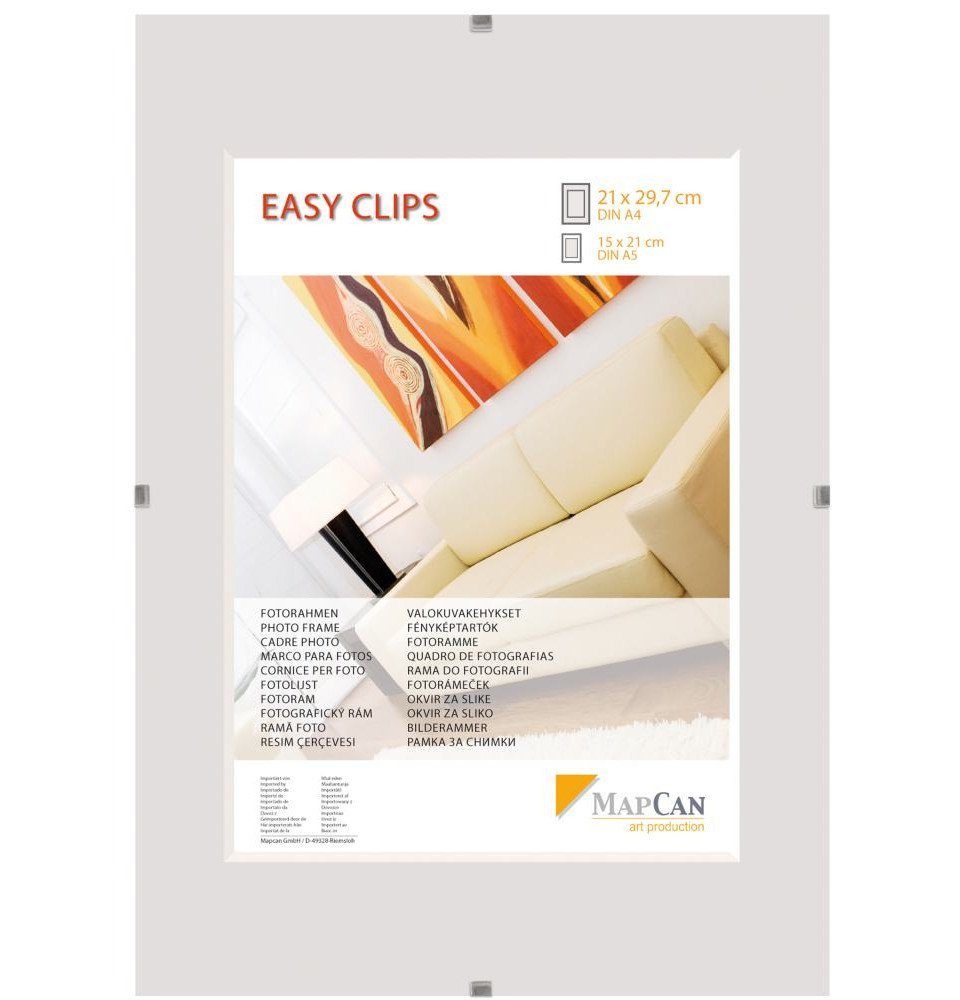 The Wall - the art of framing AG Bilderrahmen Cliprahmen Easyclips Normalglas 21 x 29,7 cm