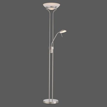 click-licht LED Außen-Stehlampe LED Stehleuchte Zahara in Silber 16W 1900lm, keine Angabe, Leuchtmittel enthalten: Ja, fest verbaut, LED, warmweiss, Stehlampe, Standlampe