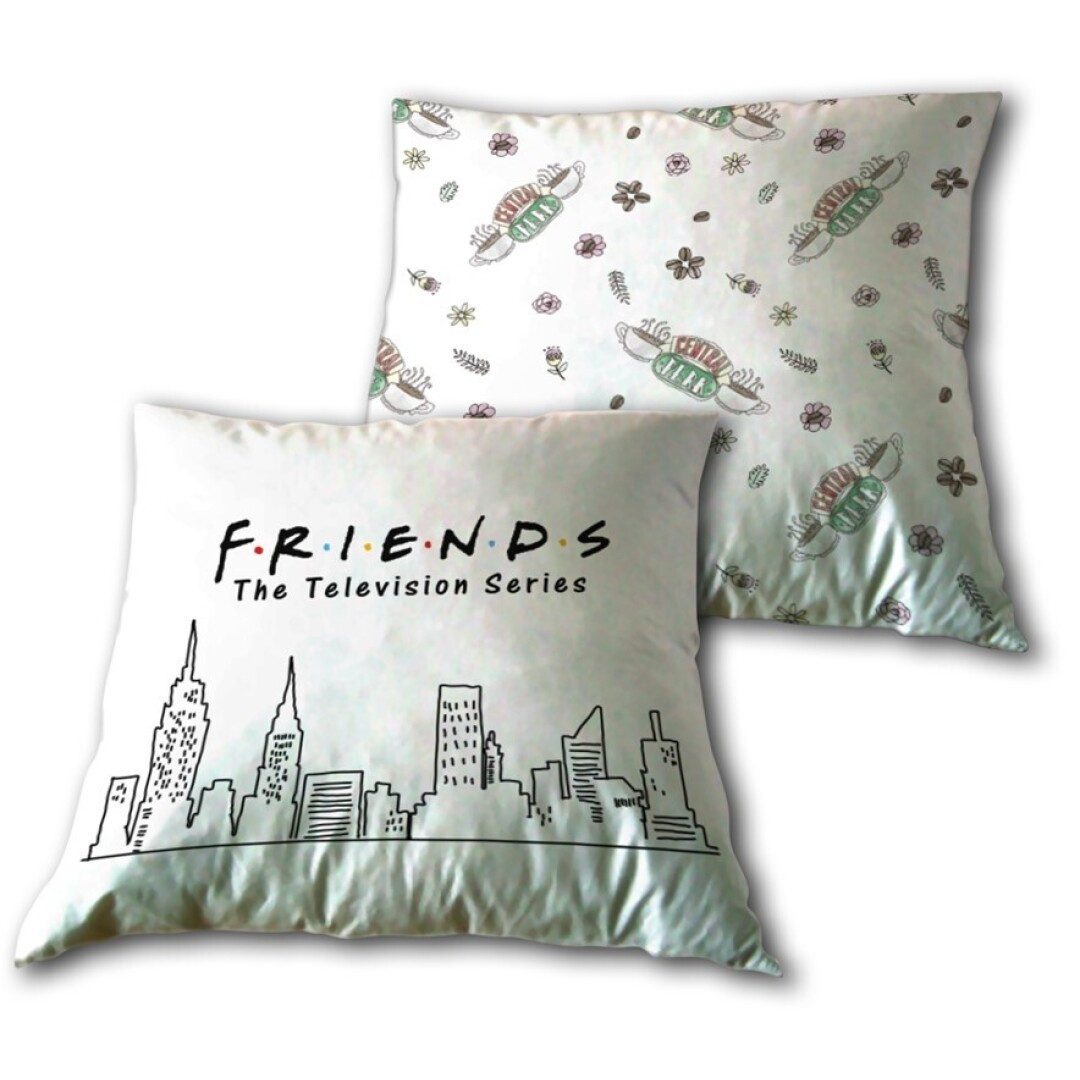 Aymax sprl Dekokissen Friends 1 Stück Kopfkissen Wohnzimmer Dekoration Couch Bett