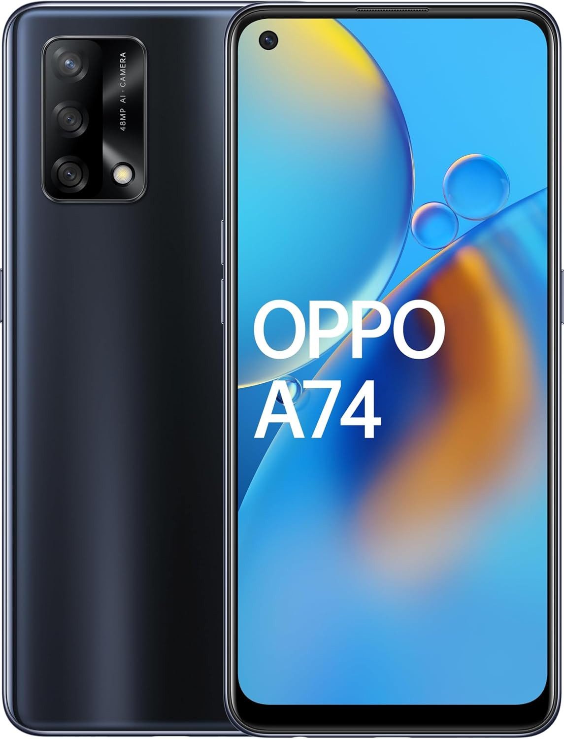 Oppo Oppo A74 schwarz 128+6GB schwarz Smartphone