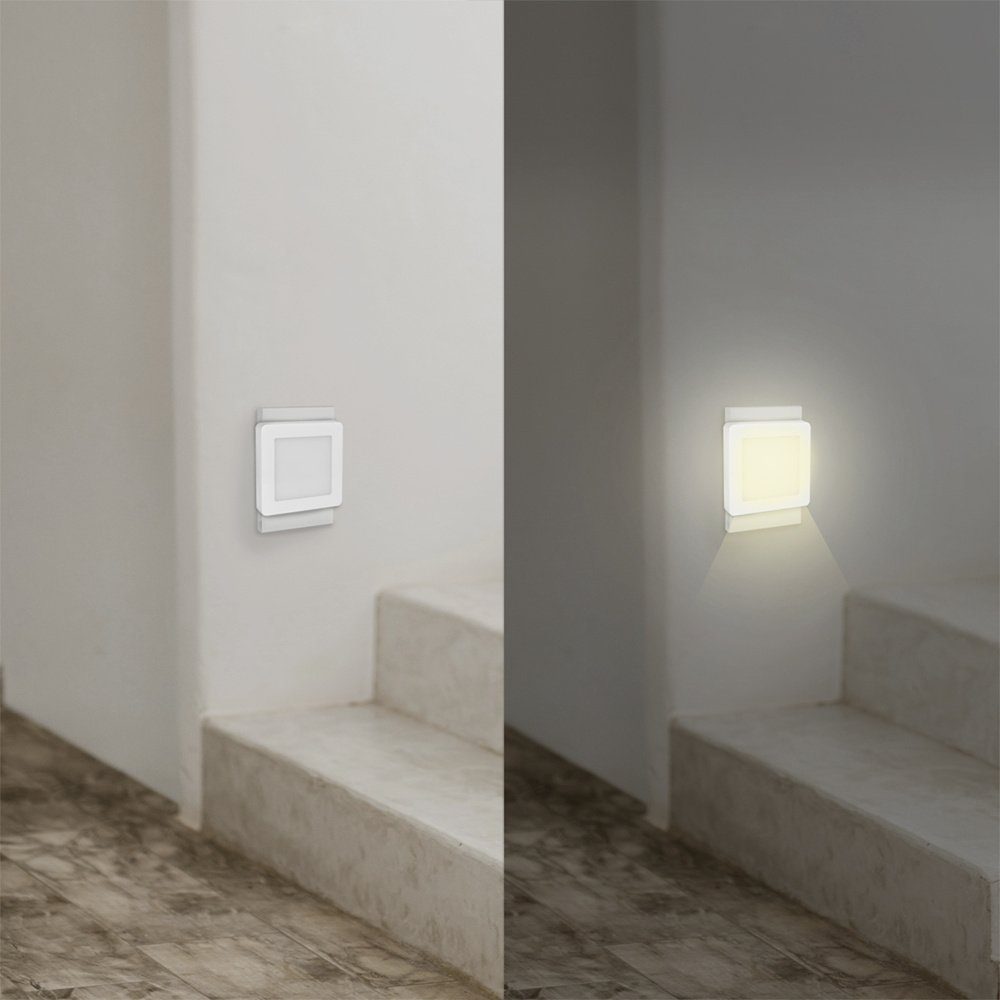LogiLink Nachtlicht LogiLink LED013 LED013 LED-Nachtlicht mit Dämmerungssensor Quadratis – Bild 5 von 5