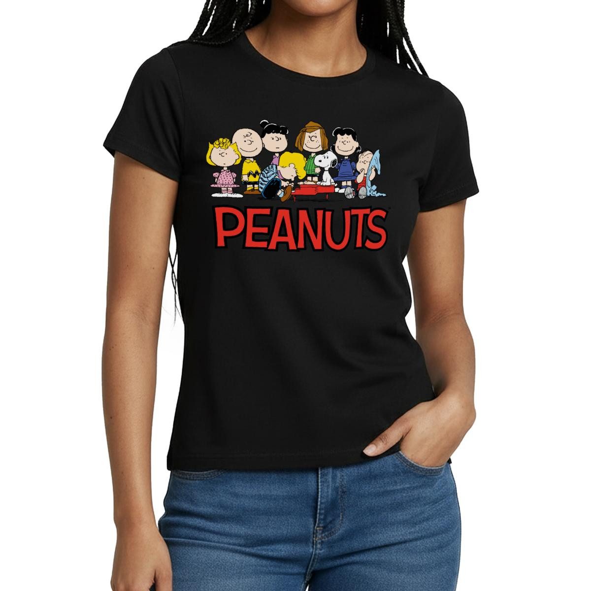 T-Shirt Peanuts Snoppy Und Friends Frauen T-Shirt