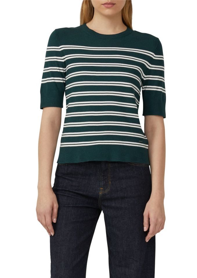 s.Oliver Strickpullover - figurbetontes Strickshirt mit günstig online kaufen