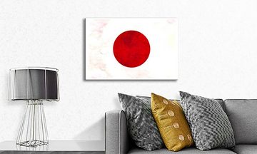 WandbilderXXL Leinwandbild Japan, Flaggen (1 St), Wandbild,in 6 Größen erhältlich
