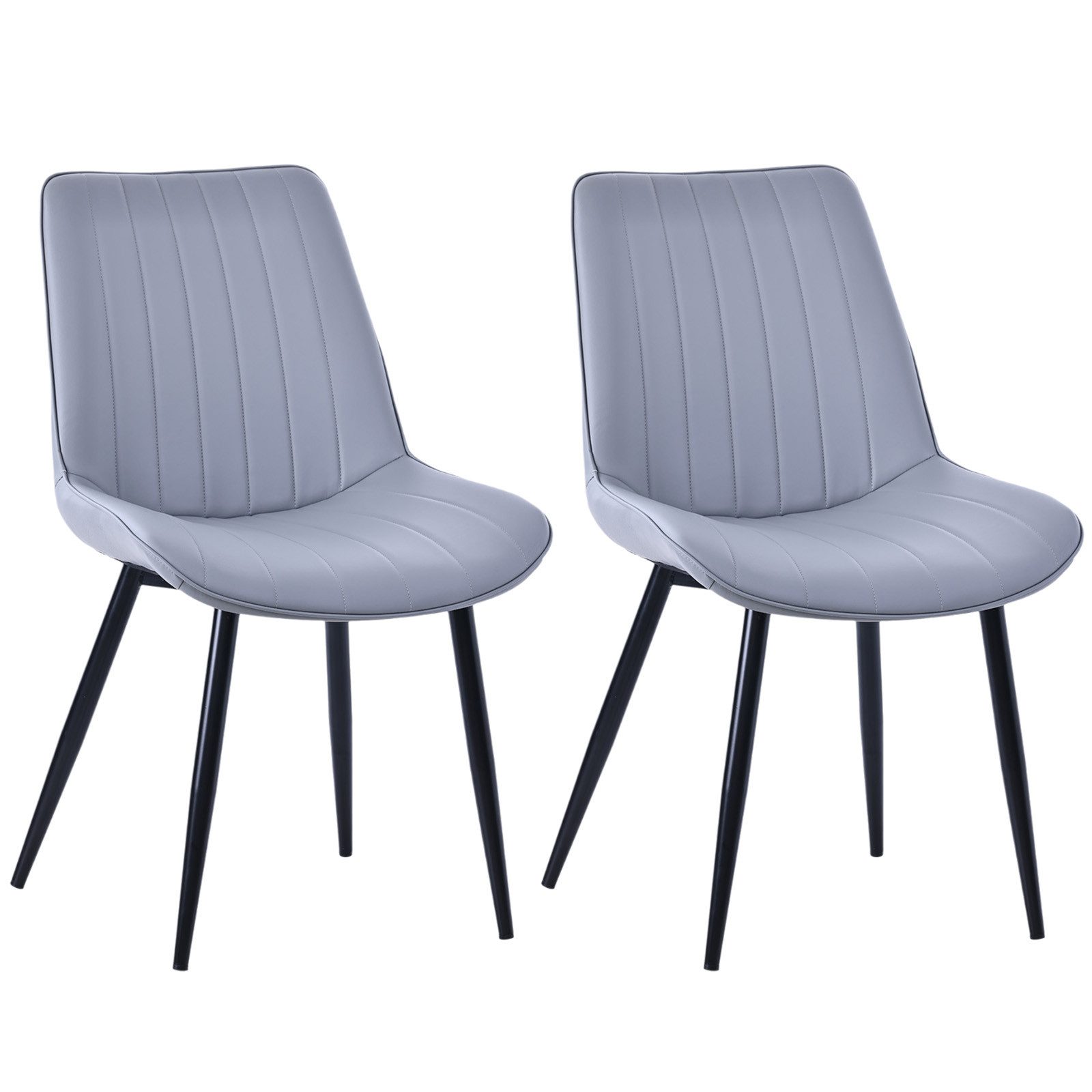 HOMAVO Esszimmerstuhl YZ1 STUHL-SET 2 Stück in Stoff oder Kunstleder – mode günstig online kaufen