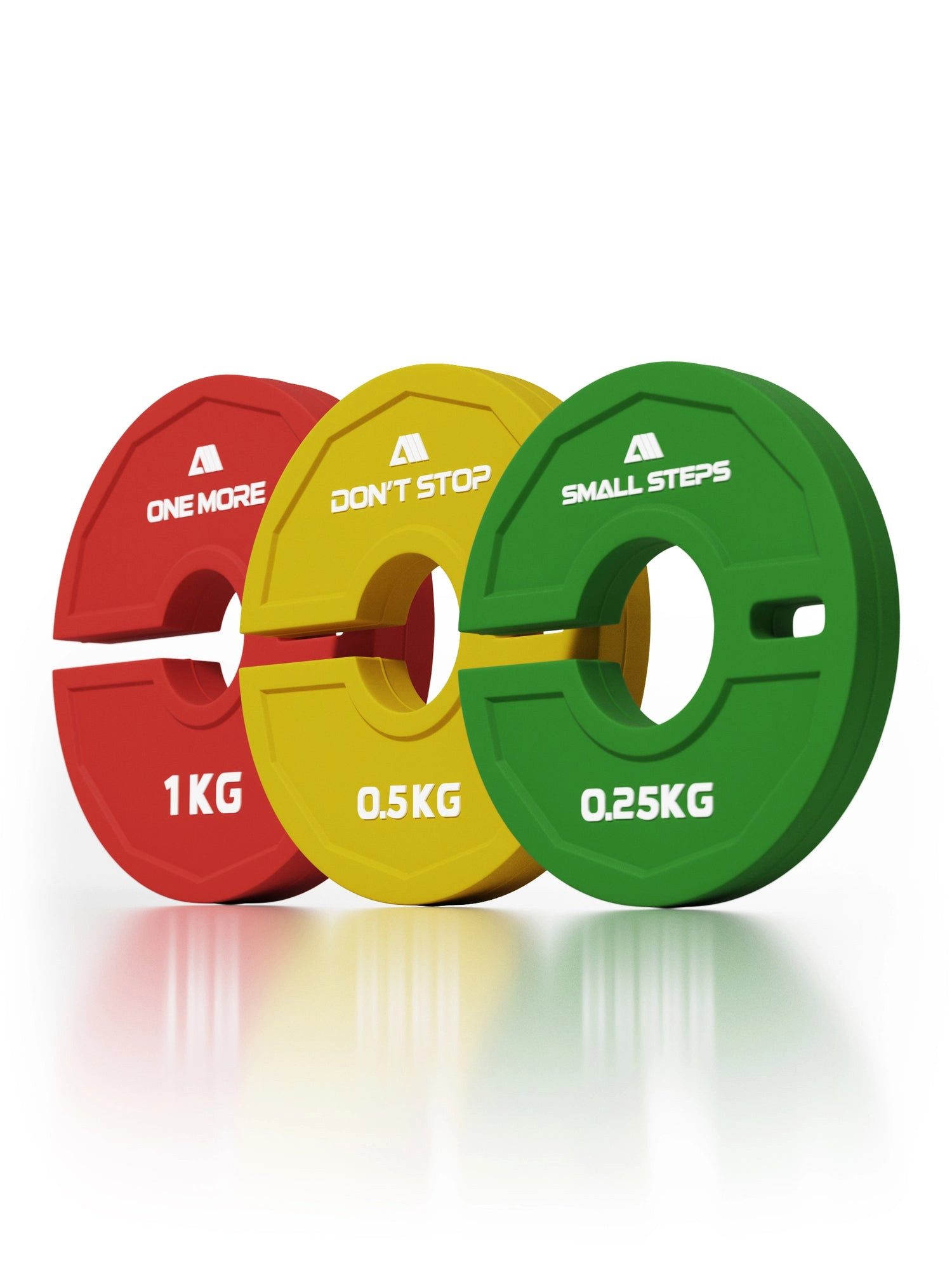 ATLETICA Hantelscheiben Add-on Flex Plates, Colored SET, Drei Gewichtsstufen