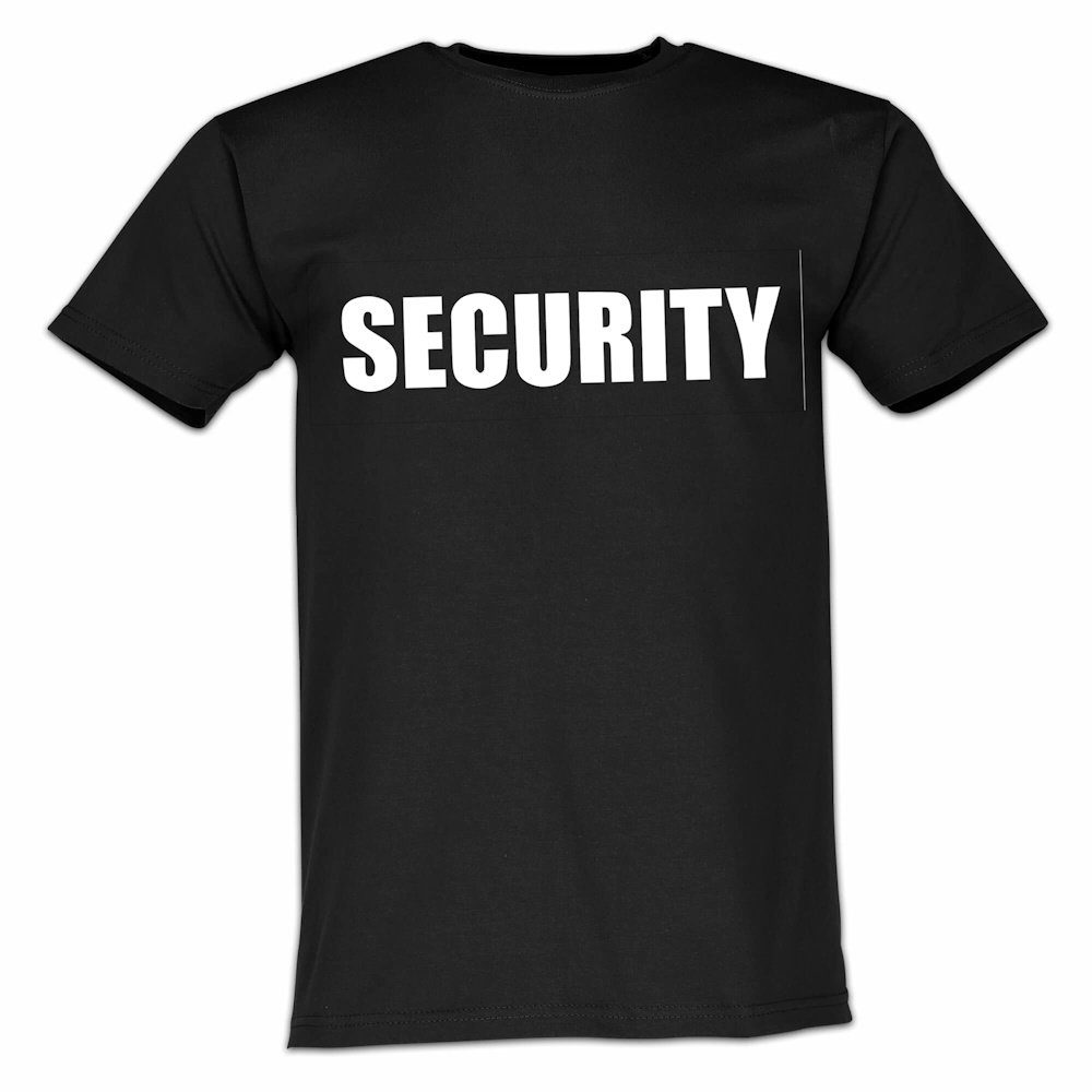 Lustige & Witzige T-Shirts T-Shirt T-Shirt Security Sicherheitsdienst TShirt Logo 97 T-Shirt, Logo, Aufdruck, Team, Sicherheit, Security