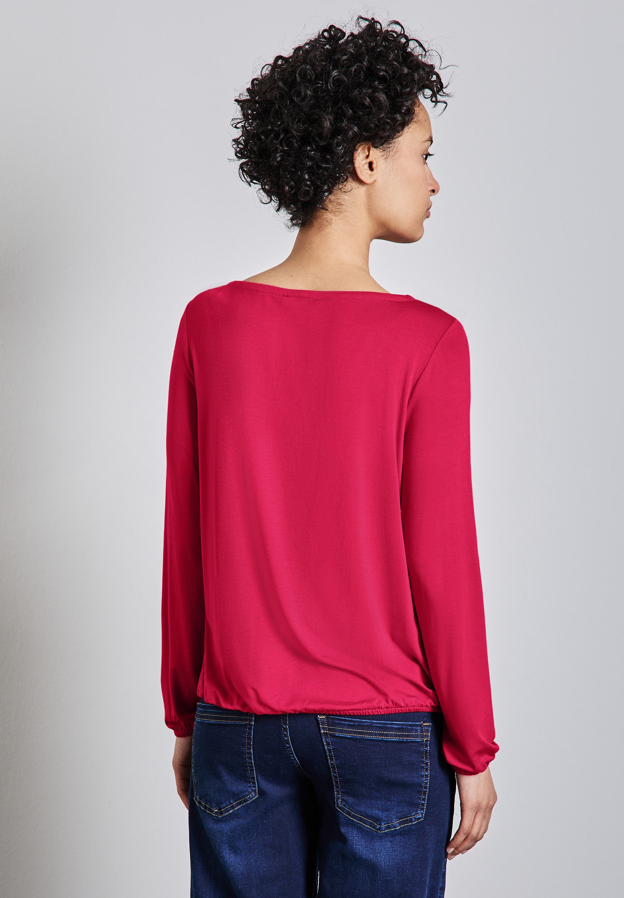 STREET ONE Langarmshirt, mit U-Boot-Ausschnitt günstig online kaufen
