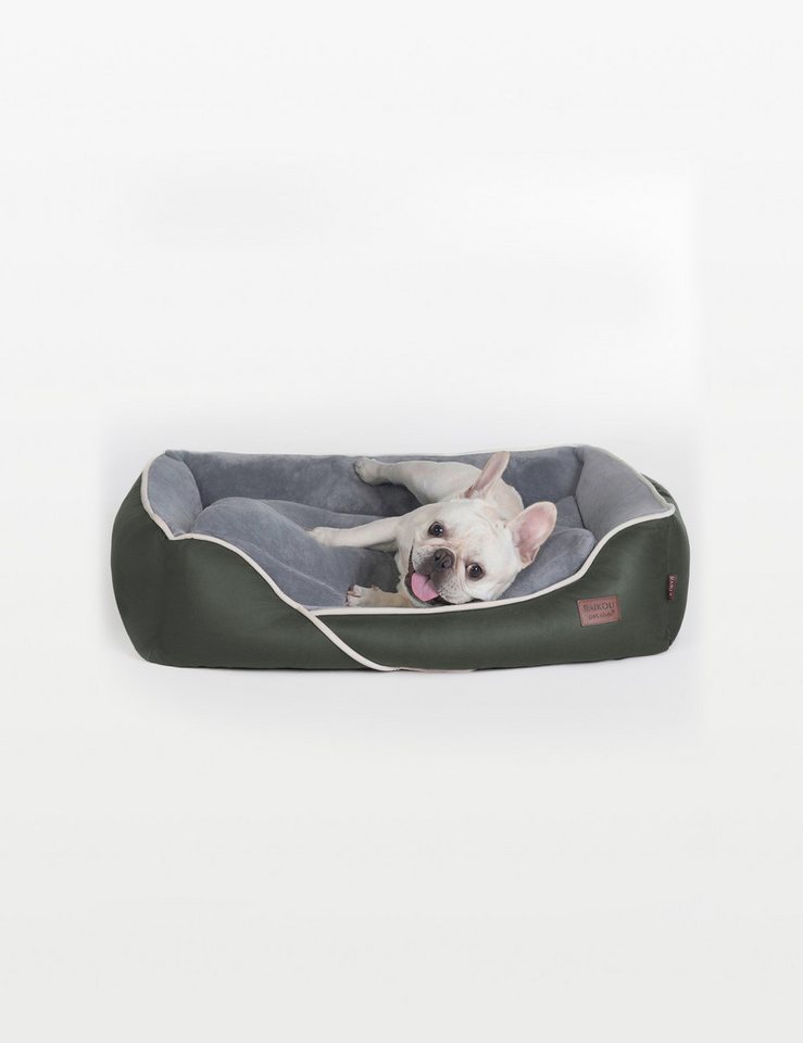 Thumbnail - M-Diamant Hundematte Hundebett Ideal für Zuhause Unterwegs Waschbar Rutschfest Hoher Rand, Polyester, Rutschfester