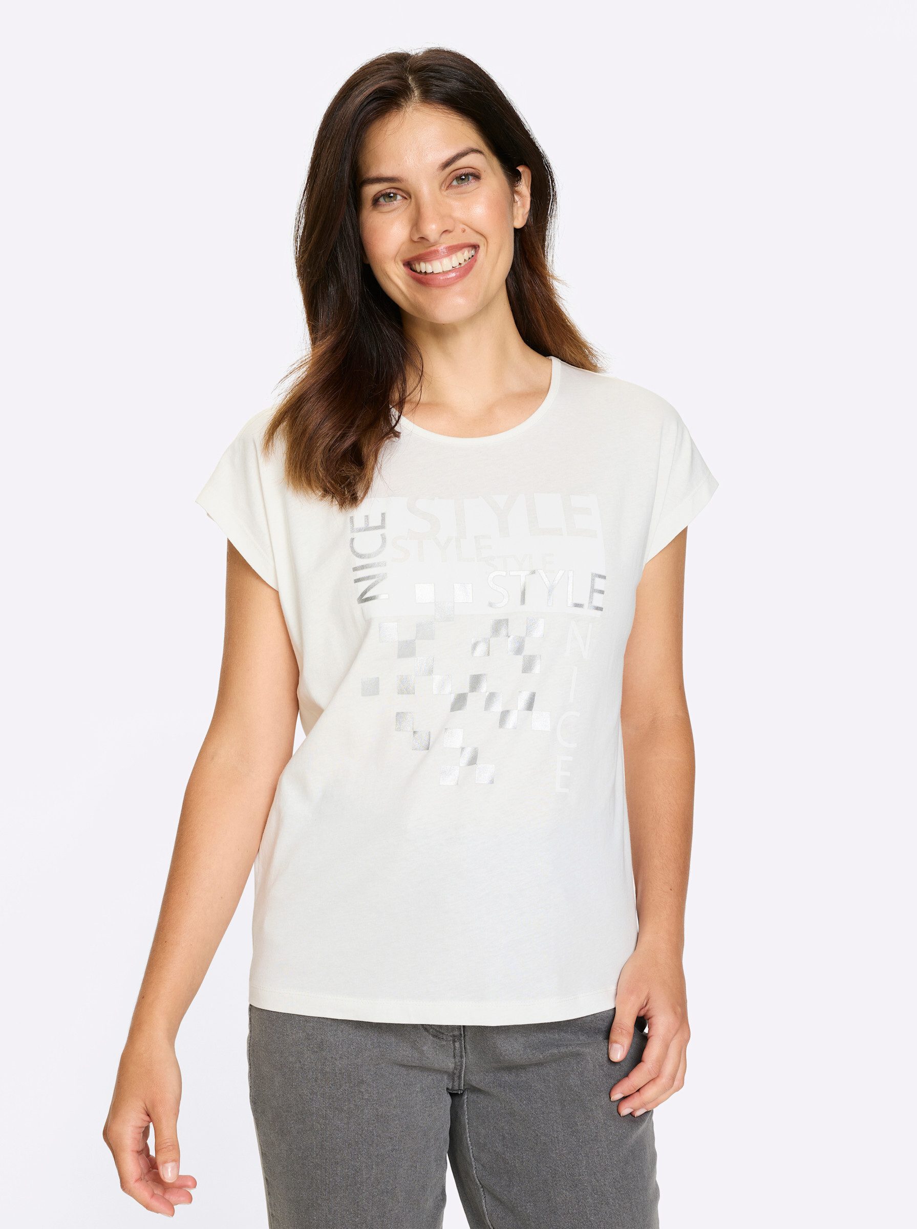 Sieh an! T-Shirt Kurzarm-Shirt Extra kurz günstig online kaufen