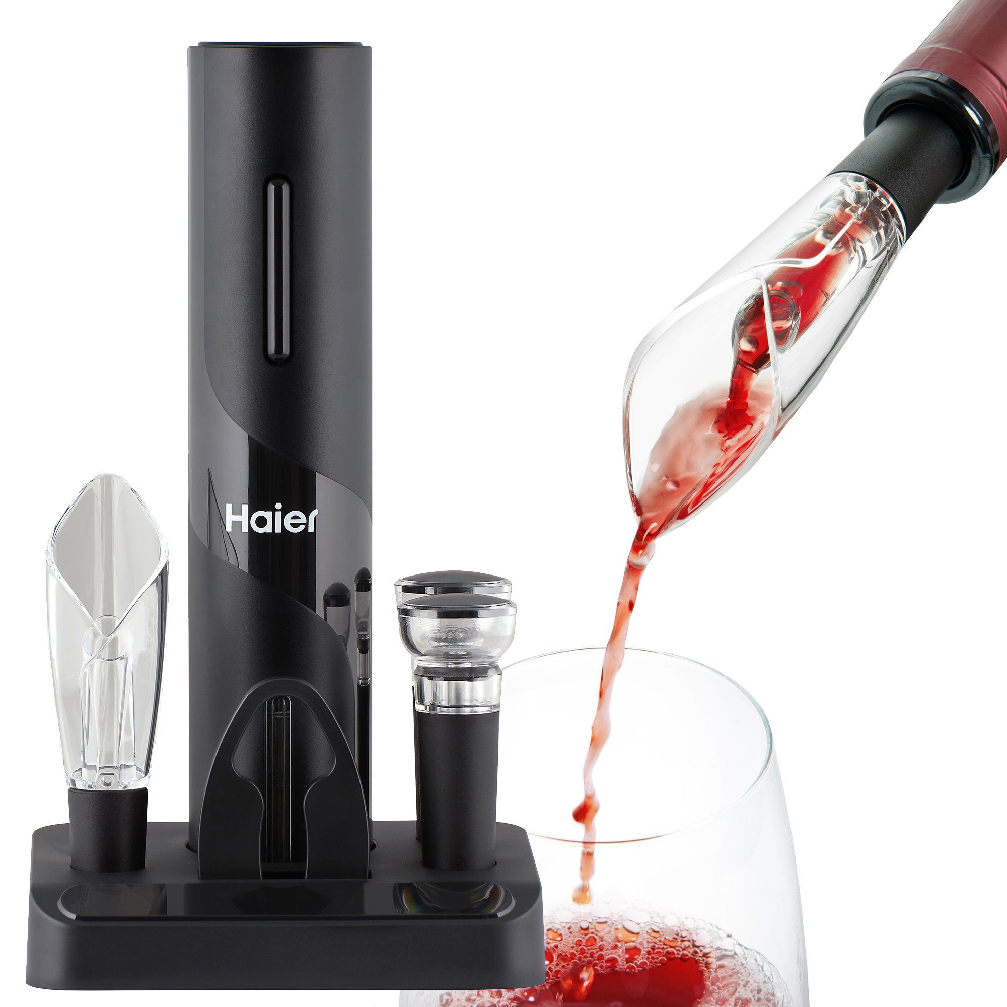 Haier Weinflaschenöffner HAWBKIT05 (Set, Weinöffnungsset), Elektrische Bedienung, Zubehör