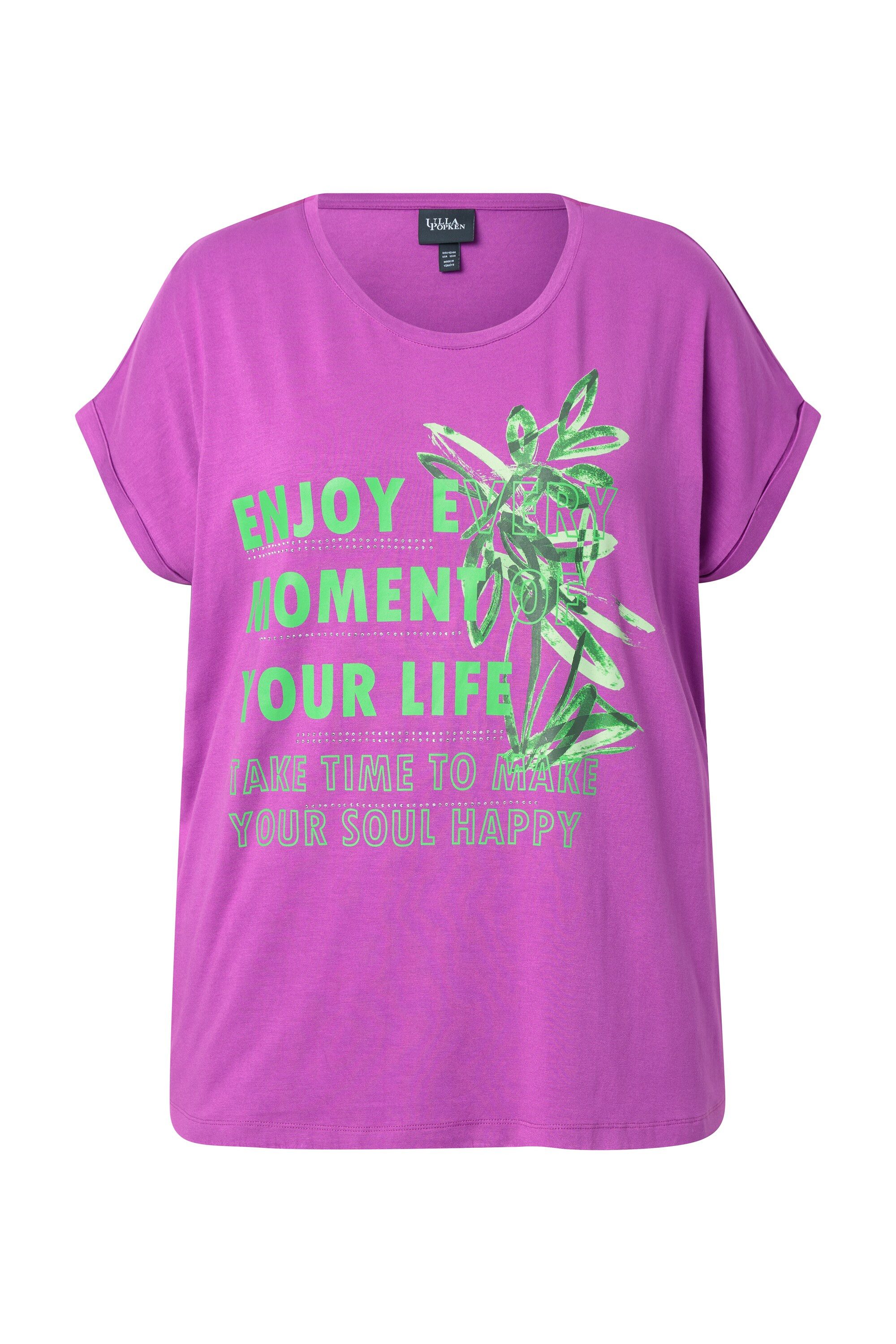 Ulla Popken T-Shirt T-Shirt bedruckt Oversized günstig online kaufen
