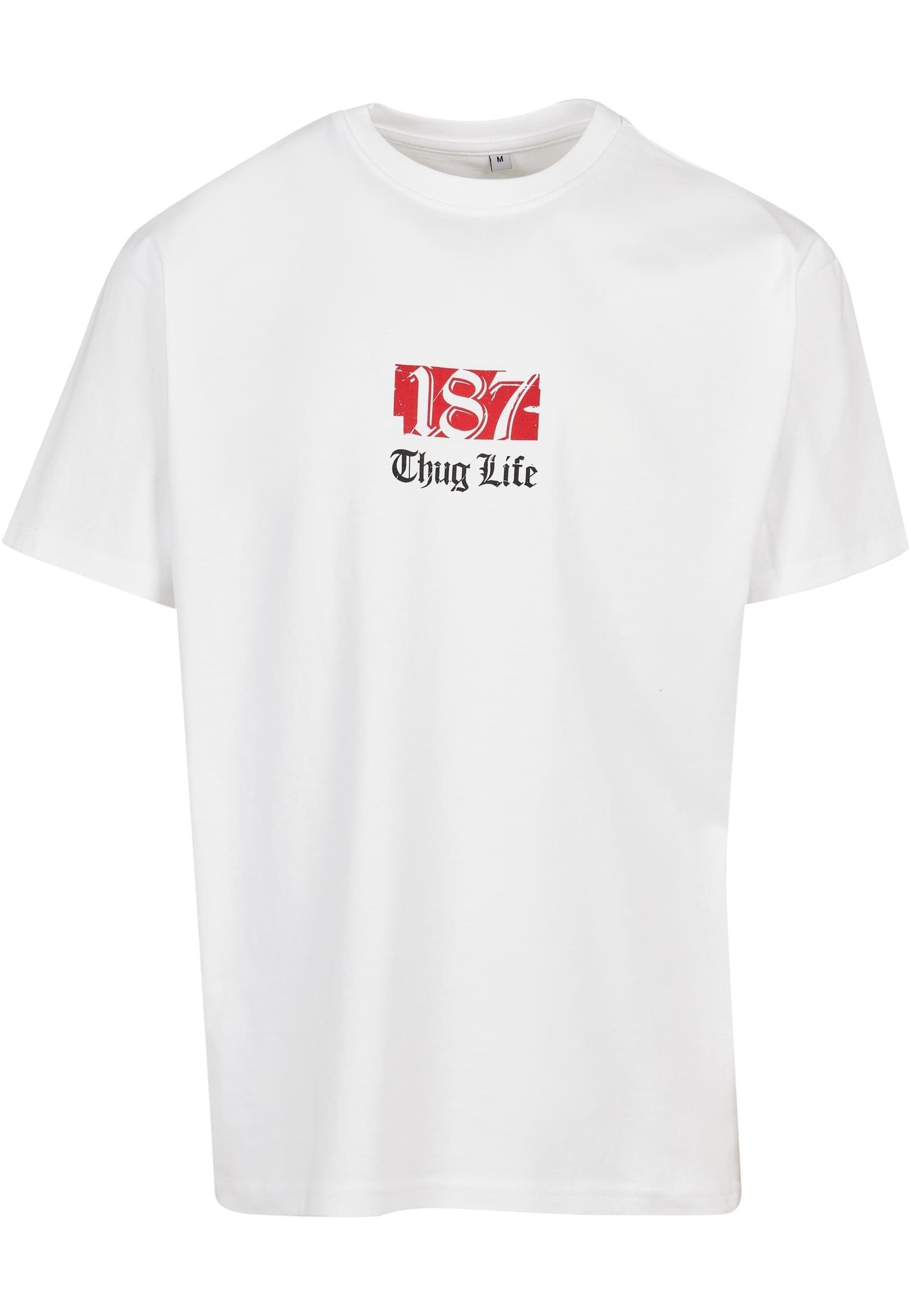 white Tshirt TrojanHorse Thug Herren (1-tlg) Thug Life Life T-Shirt