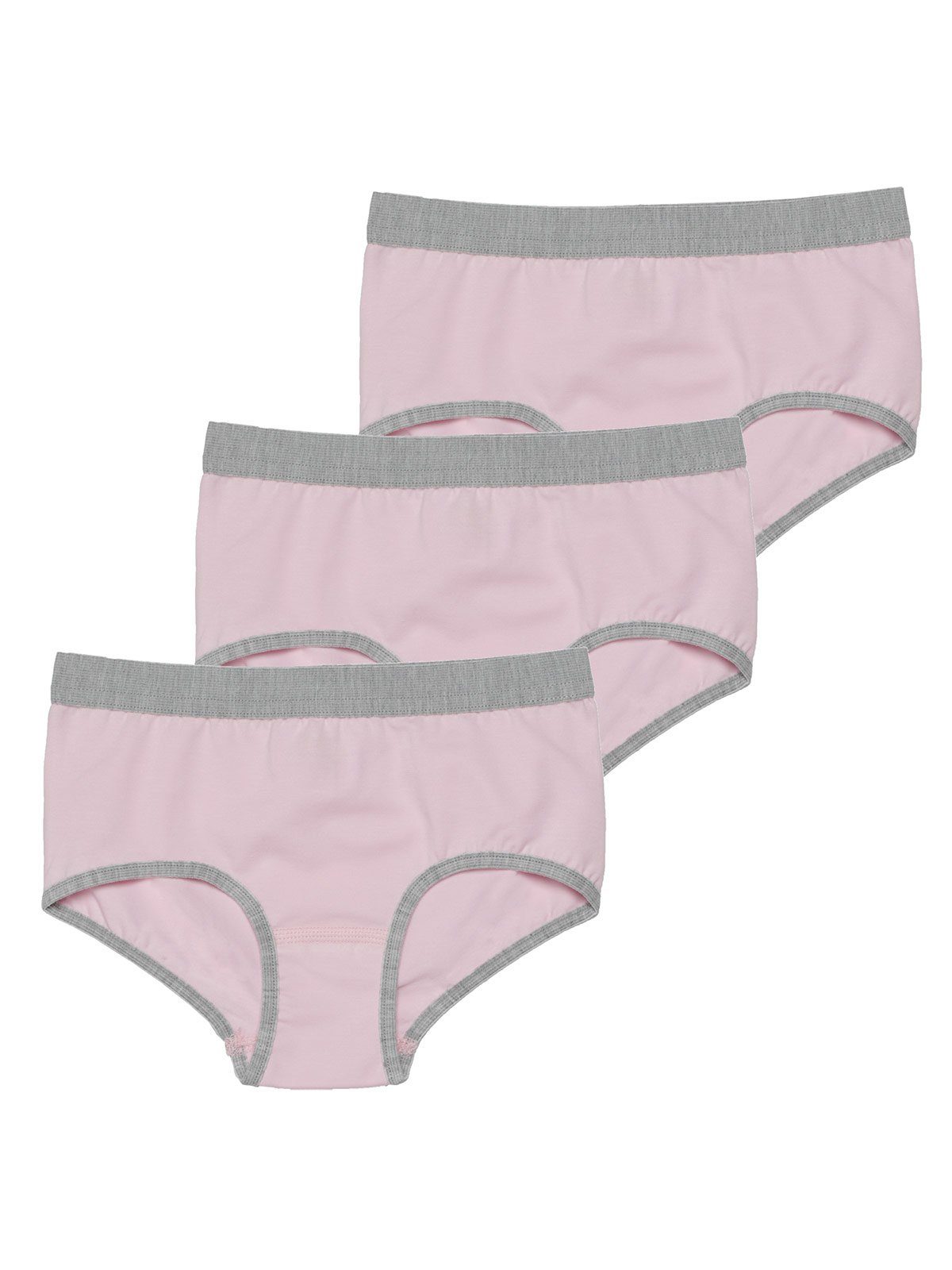 Sweety for Kids Slip Mädchen Hipster 3er Pack Single Jersey (Packung, 3-St) hohe Markenqualität helles rosa