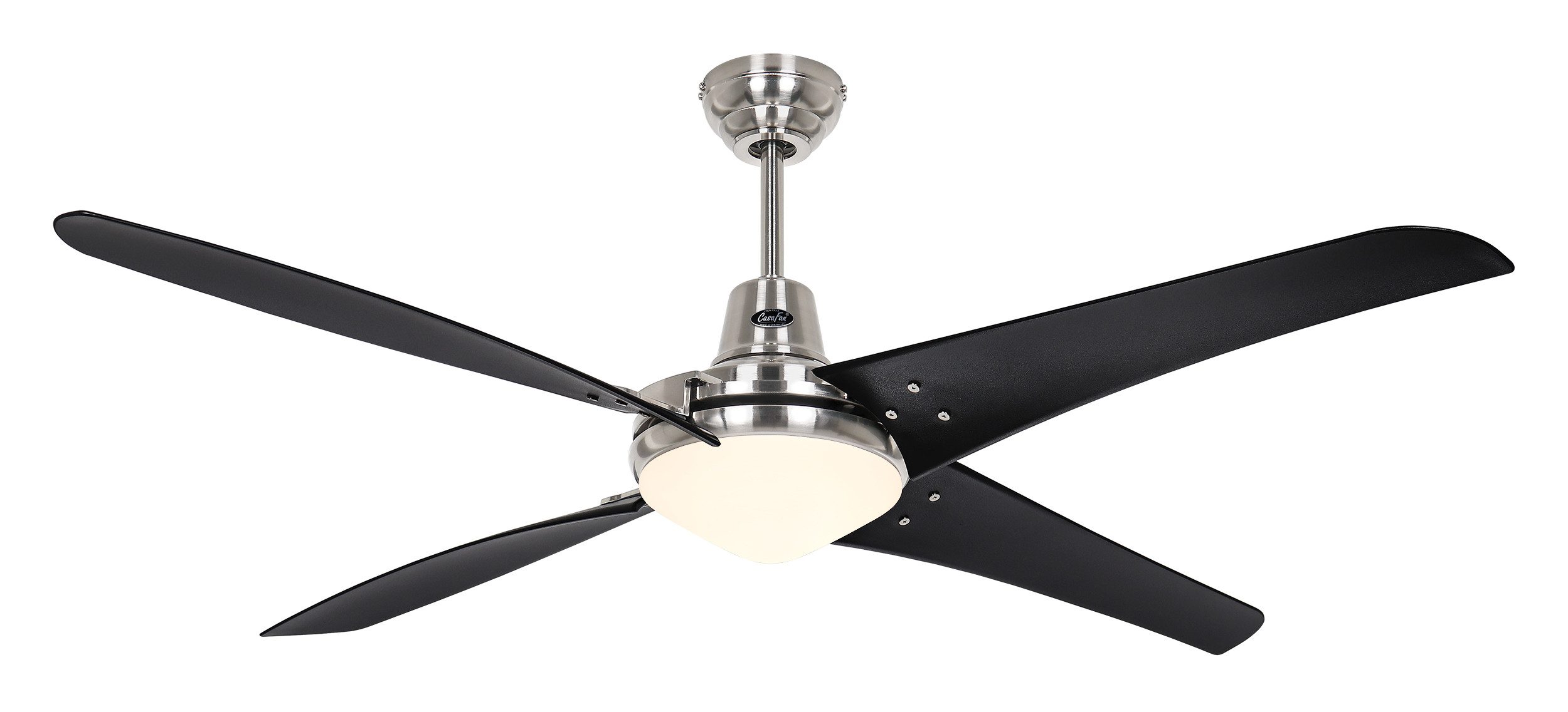 CasaFan Deckenventilator Deckenventilator Mirage BN-SW mit Licht & Fernbedienung