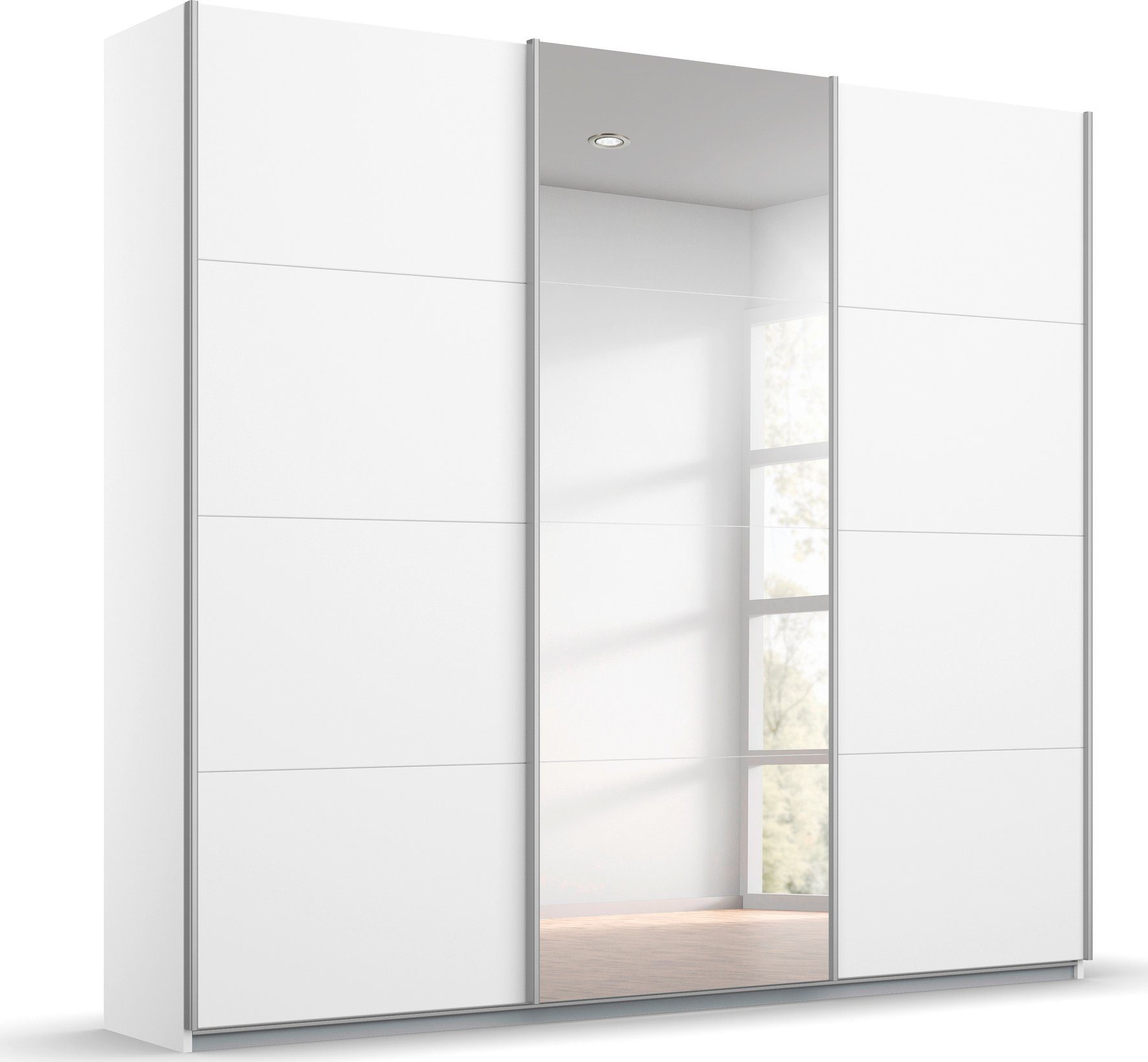 Schwebetürenschrank Kleiderschrank Schrank Garderobe BESTSELLER KOLUNA mit Spiegel