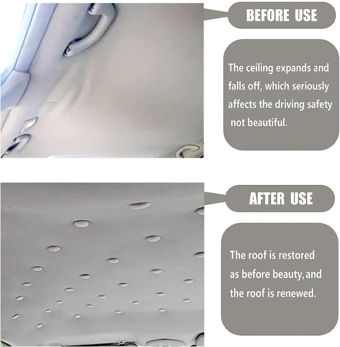 FELIXLEO Reparatur-Set Auto Dachhimmel Reparatur Set Clips Stifte Stoff Autohimmel, 136-St.
