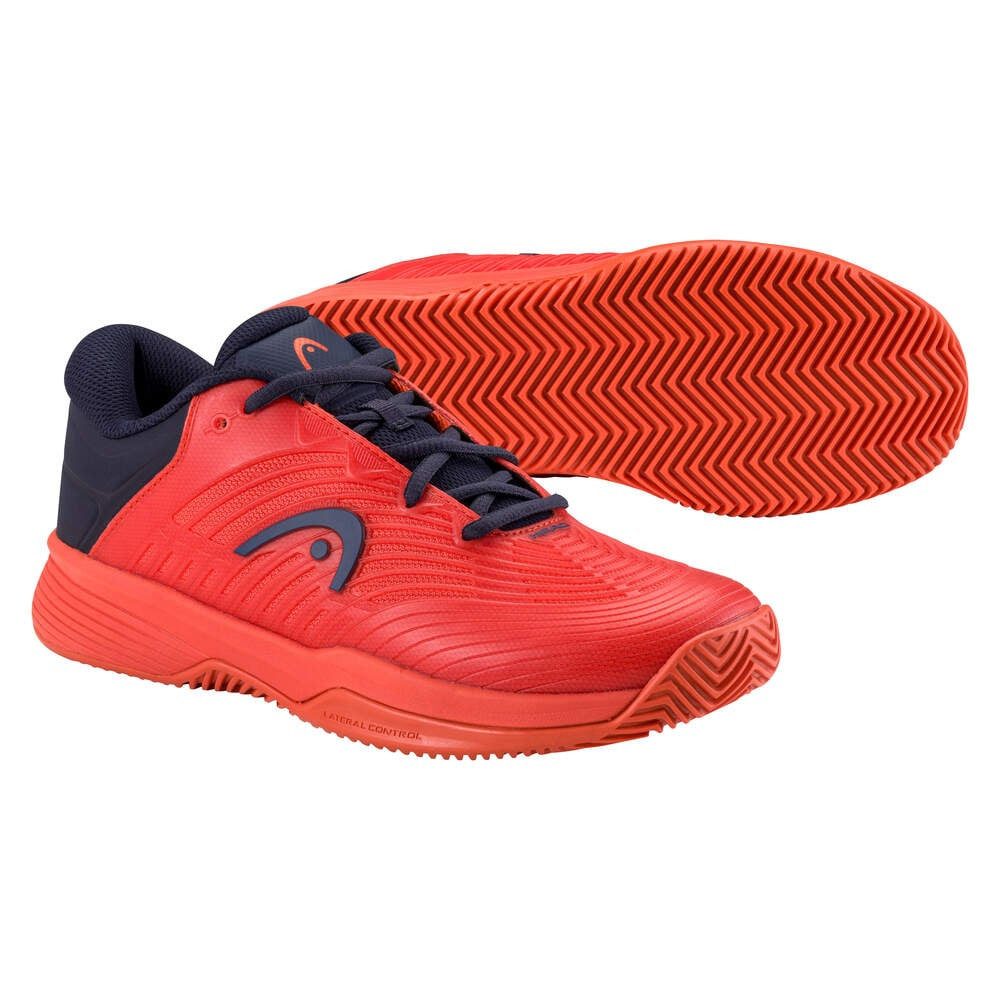 Revolt Pro 4.5 Clay/Sandplatz 2025 rot/dunkelblau Kinder Tennisschuh