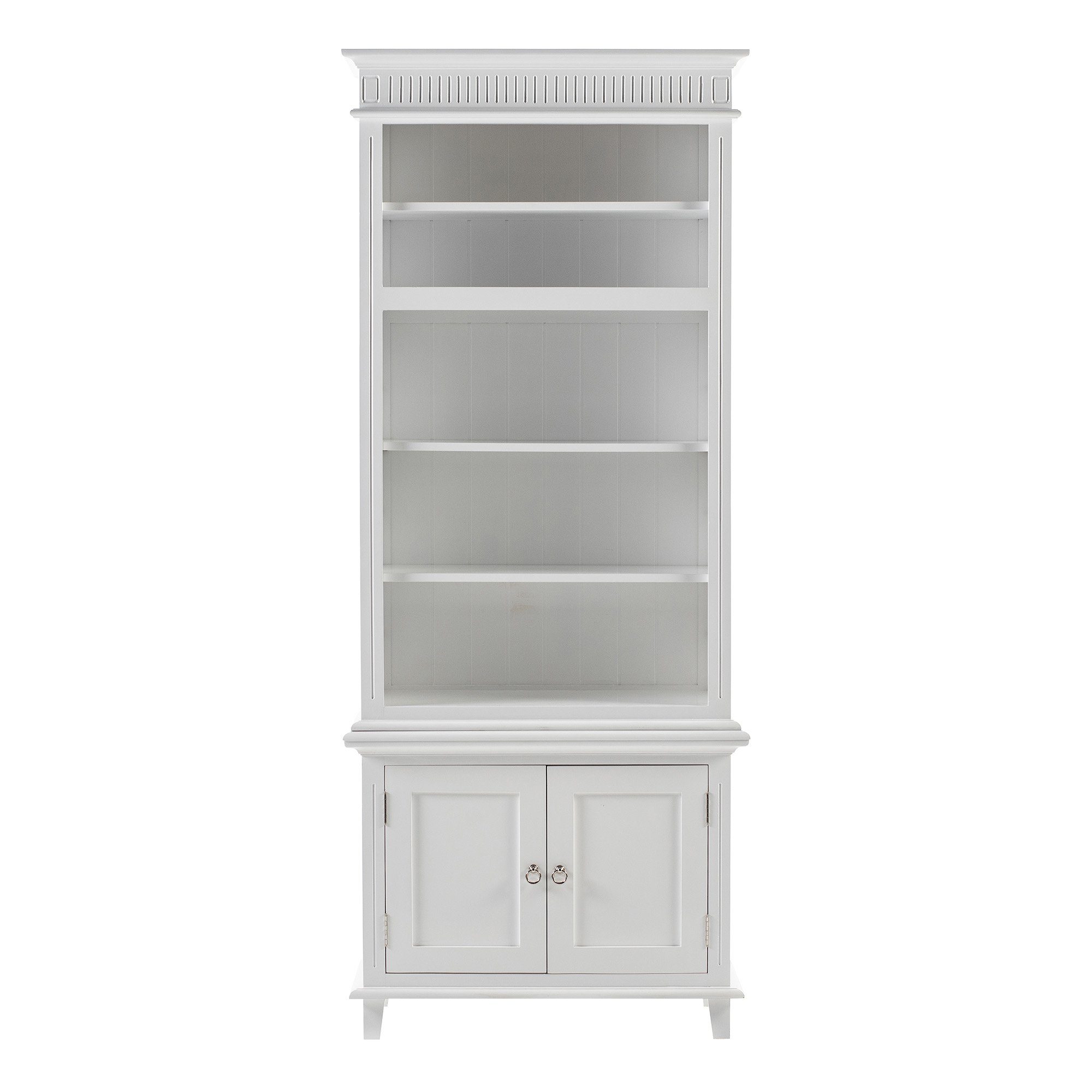 ebuy24 Novasolo Küchenbuffet Skansen Verstellbare Regale, Single-Bay Hutch Kabinett