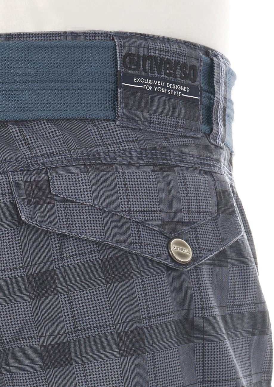 riverso Cargoshorts Herren Shorts RIVAnton Regular Fit Bermudashorts mit Gürtel
