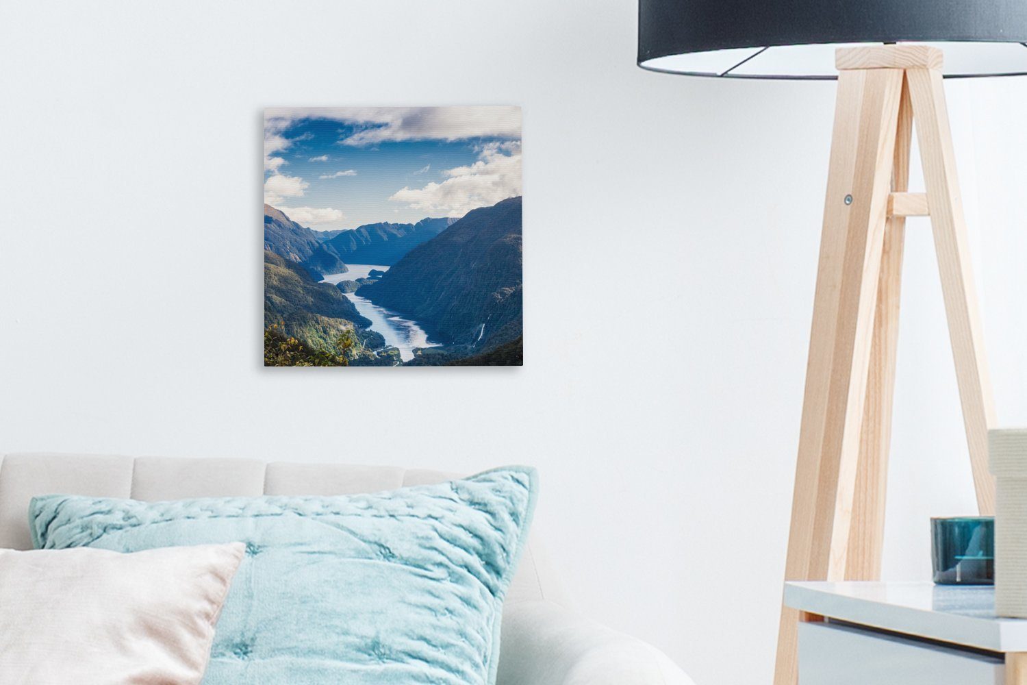 Park Leinwand der Wohnzimmer Fiordland St), für im Doubtful auf Leinwandbild Schlafzimmer Südinsel, (1 OneMillionCanvasses® Bilder National Tal Sound