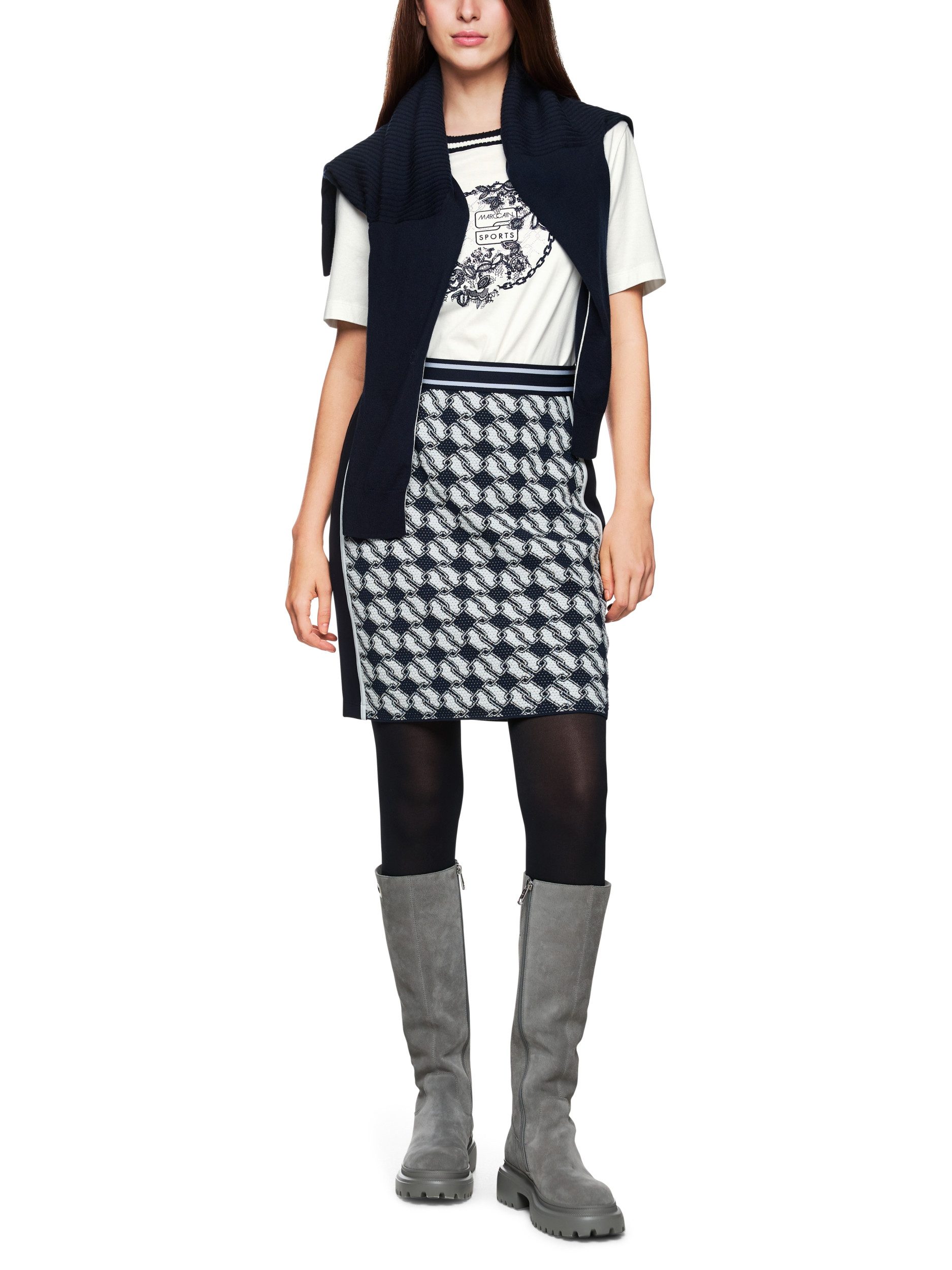 Marc Cain Kurzarmhemd T-Shirt 110