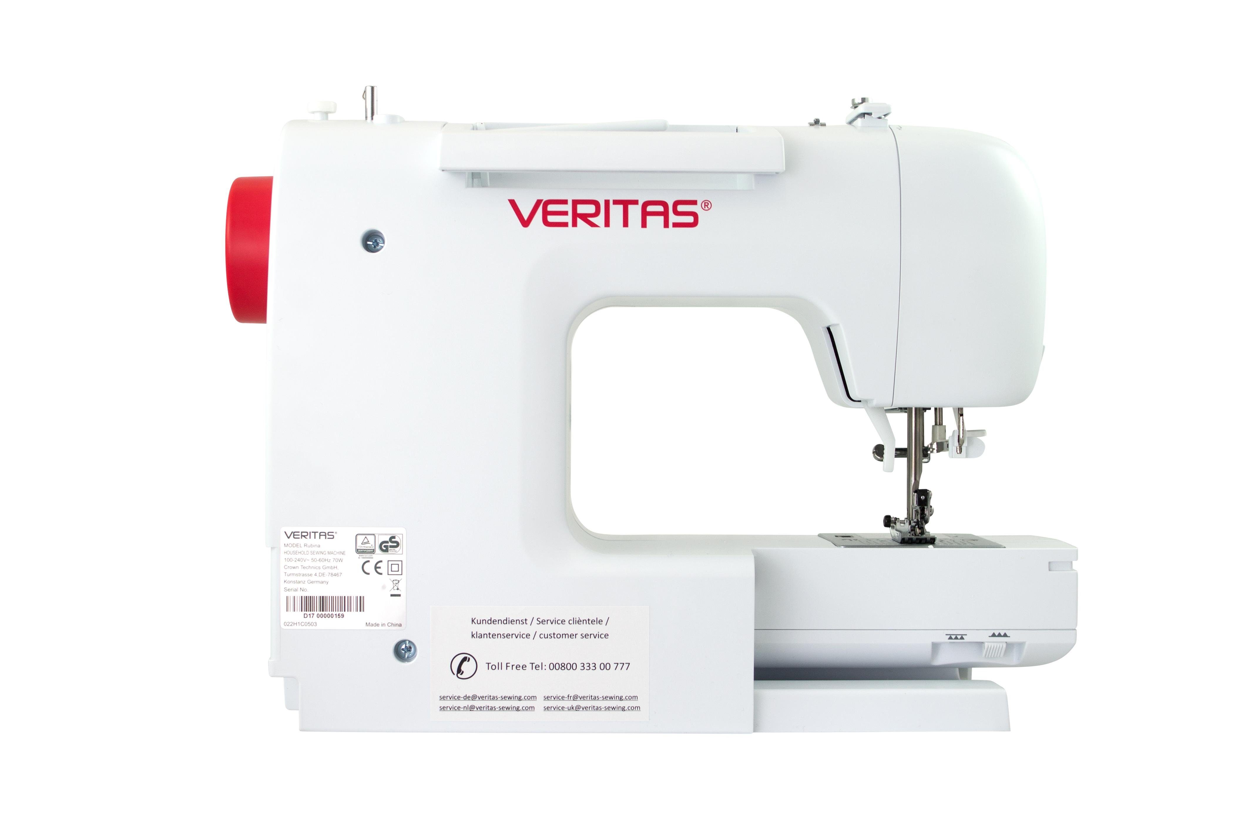 Veritas Computer-Nähmaschine Nähmaschine RUBINA, computergesteuert, 100 Programme, 100 Nähprogramme – Bild 5 von 5