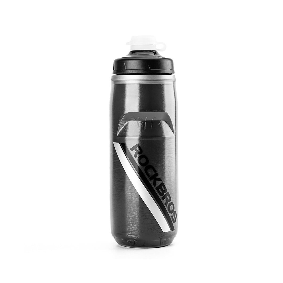 ROCKBROS Trinkflasche Rockbros Thermosflasche Fahrrad 620 ml Schwarz