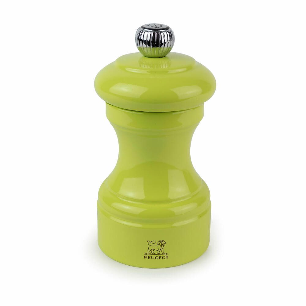 PEUGEOT Pfeffermühle BISTRO 10cm Pistaziengrün Buchenholz Lackiert Manuell Manuell