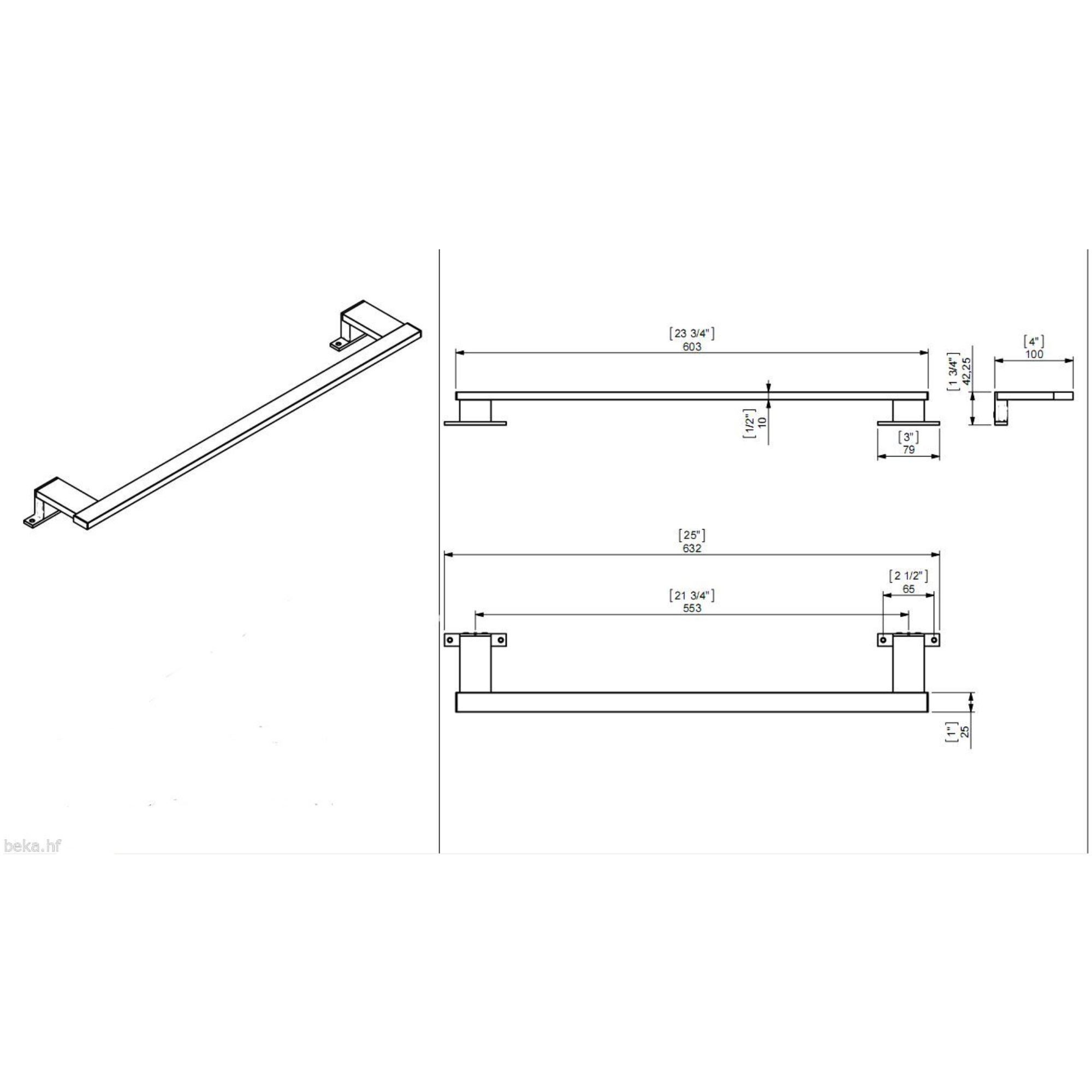 kalb LED Spiegelleuchte LED Badleuchte Badlampe Spiegellampe Schranklampe Aufbauleuchte, Warmweiß, warmweiß – Bild 5 von 5