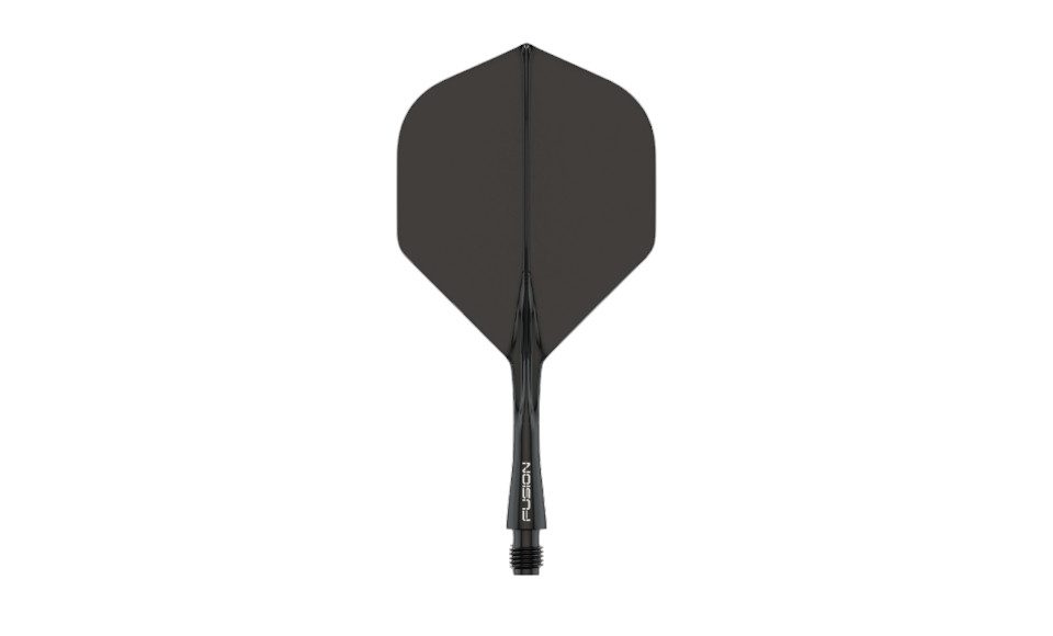 Dart-Flights Fusion short Black Flight & Schaft System